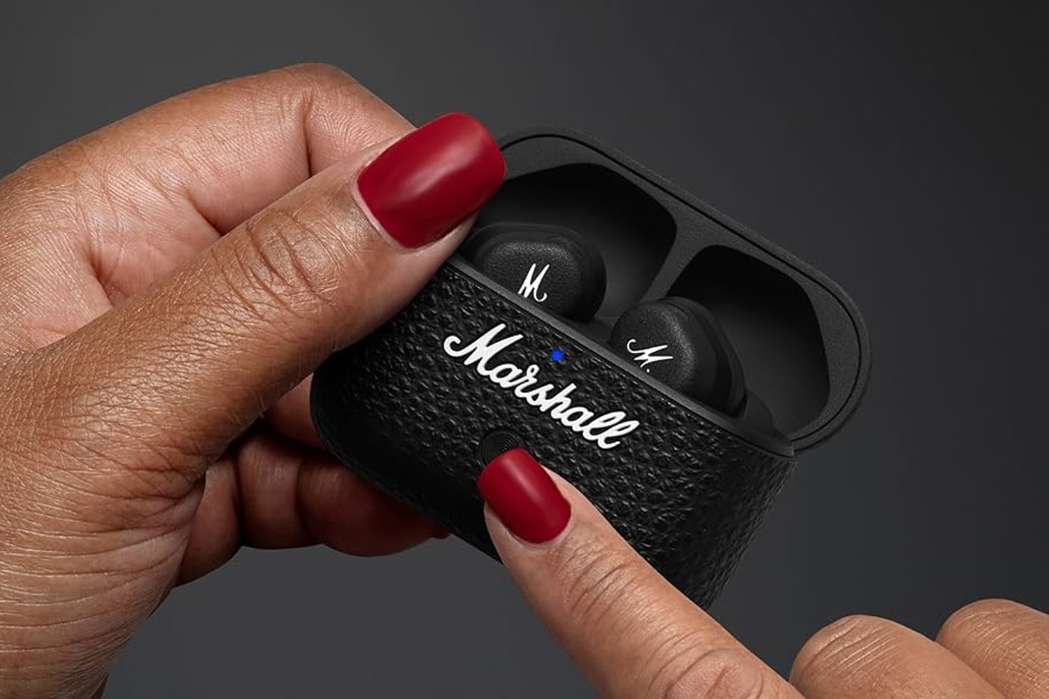 Marshall Motif II earbuds, wireless earbuds, ANC earbuds, active noise cancellation, Amazon deal, headphones, Marshall speakers, JTM45 guitar amplifier, recycled plastic, sustainable earbuds, transparency mode, long playtime, wireless charging, IPX5 water resistant, in-ear headphones, limited time deal
