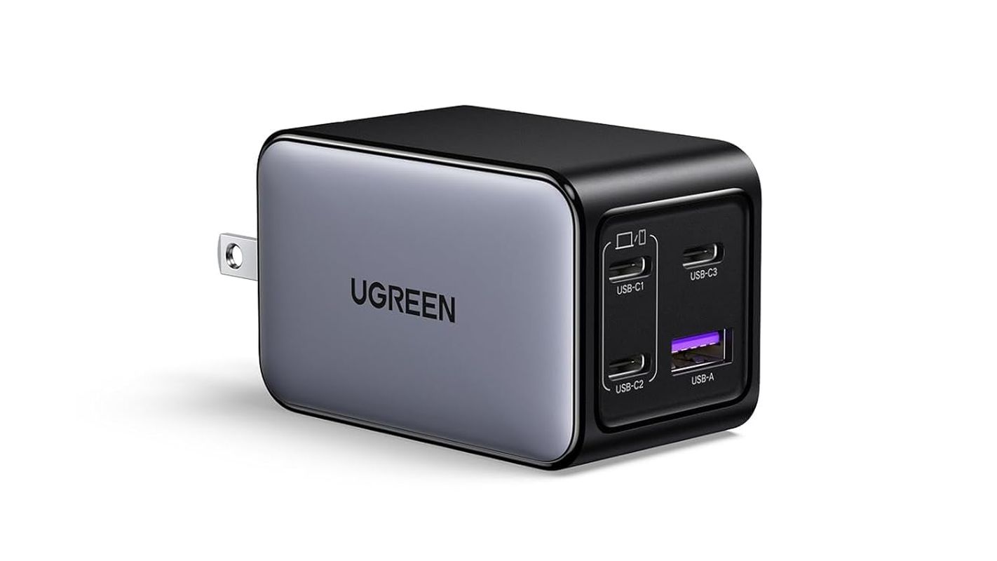 fast charging block, Ugreen 65W charger, USB-C wall plug, GaN charger, Amazon deal, tech deals, charger discount, multiport charger, travel charger, phone charger, tablet charger, MacBook charger, Gabriela, tech writing
