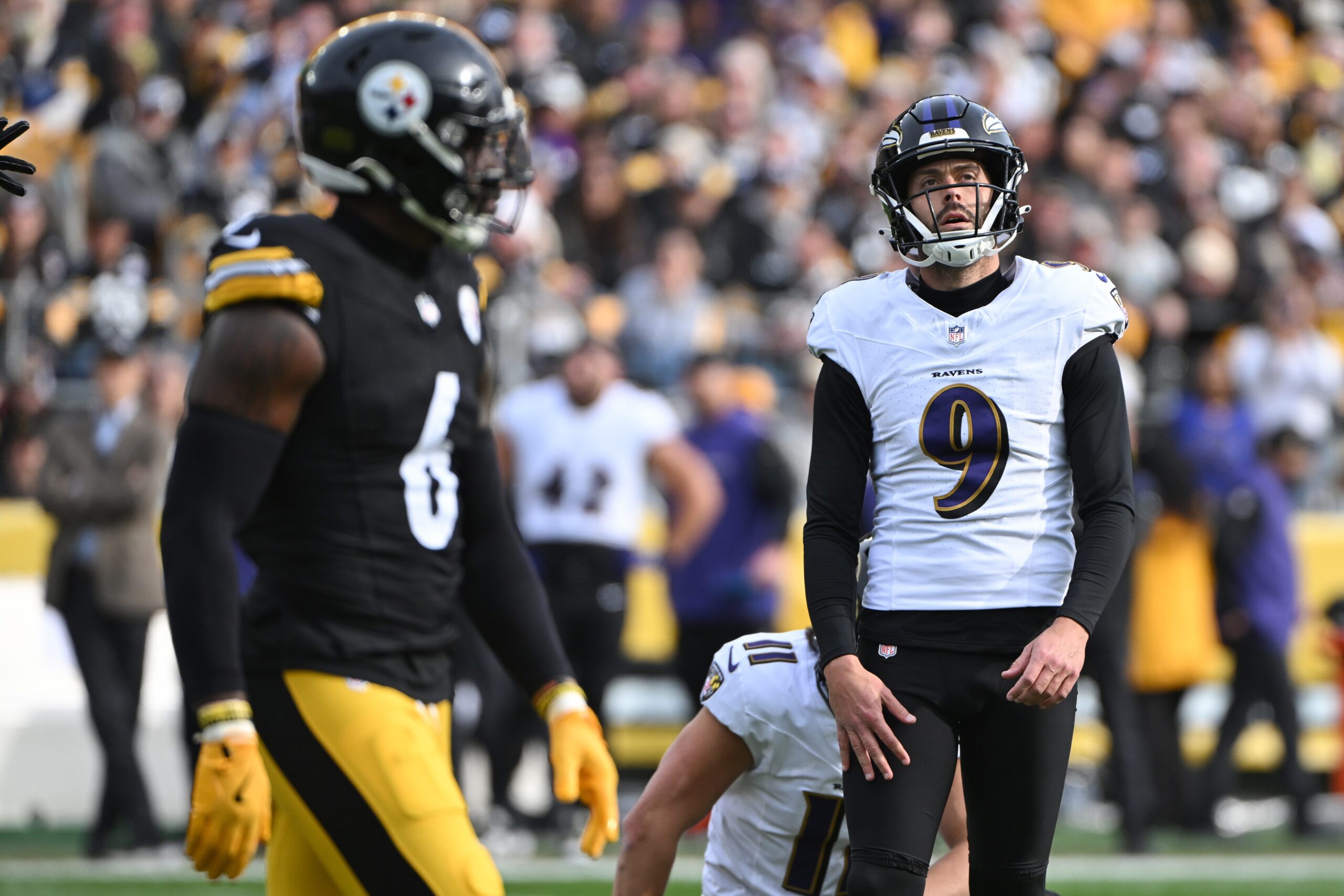 Justin Tucker, Baltimore Ravens, Tyler Loop, NFL Draft, Kicker Competition, John Harbaugh, Sexual Misconduct Allegations, NFL Investigation, Salary Cap, 2025 NFL Season, Offseason Training Activities, OTA, Kicking Accuracy, Field Goal Percentage, Arizona Wildcats, NFL News, Football, Sports
