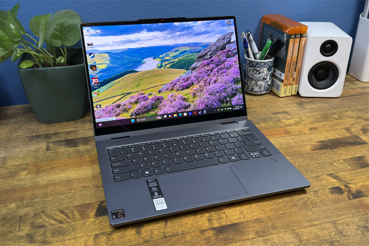 Lenovo IdeaPad 5X, Snapdragon X Plus, OLED laptop, convertible laptop, budget laptop, refurbished laptop, laptop deal, Newegg, eBay, Copilot+ laptop, Windows 11, touchscreen laptop, 1TB SSD, 16GB RAM, Allstate warranty, laptop review, Michael Simon, PCWorld
