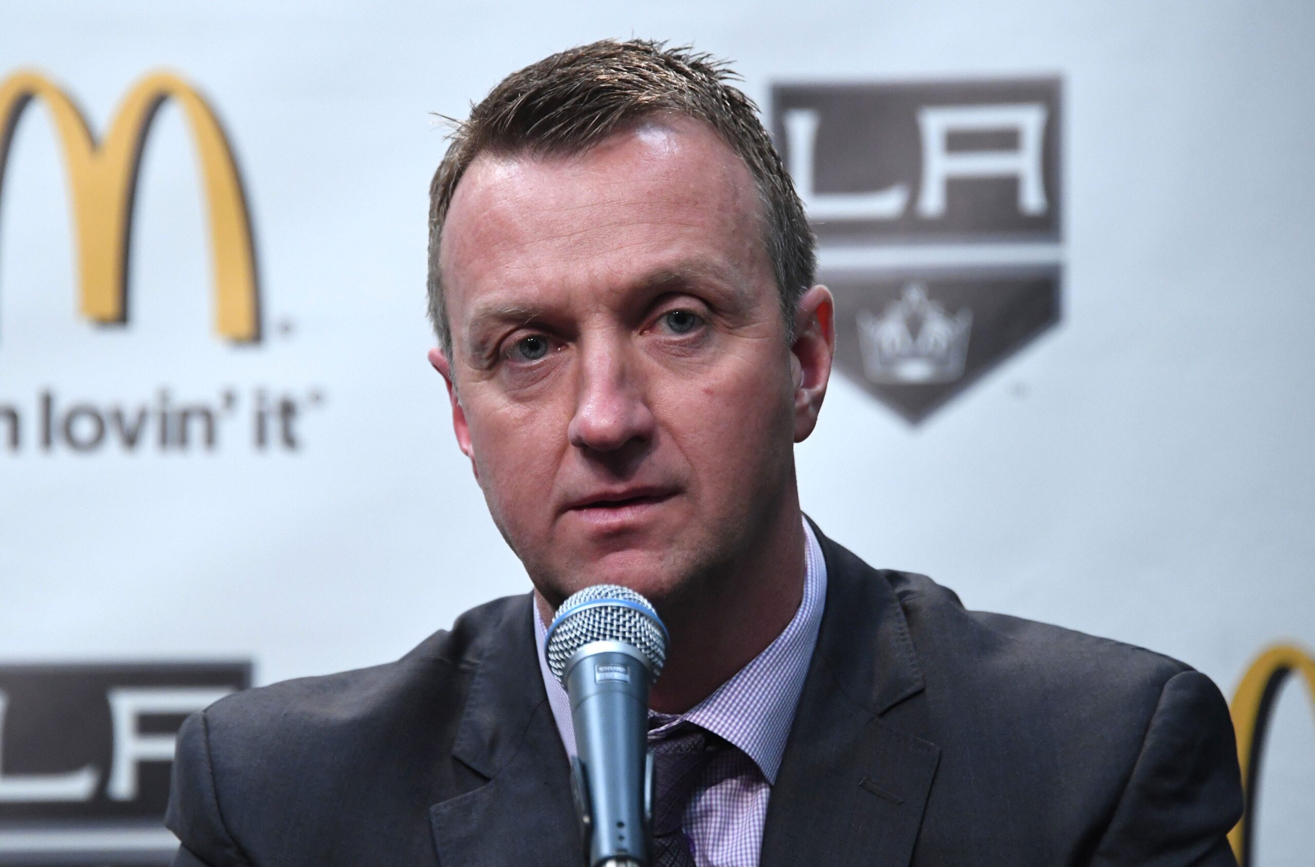 Los Angeles Kings, Edmonton Oilers, Rob Blake, NHL, general manager, firing, Luc Robitaille, Jim Hiller, playoffs, hockey, Darcy Kuemper, Pierre-Luc Dubois, coaching change, NHL playoffs, first round exit
