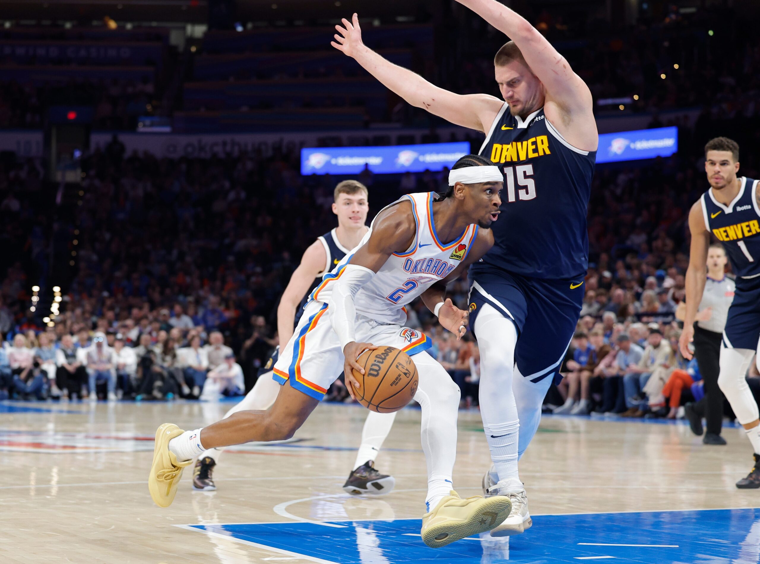 NBA Playoffs, Denver Nuggets, Oklahoma City Thunder, Nikola Jokic, Shai Gilgeous-Alexander, Western Conference Semifinals, Game 1, May 5, Paycom Center, MVP, Preview, Prediction
