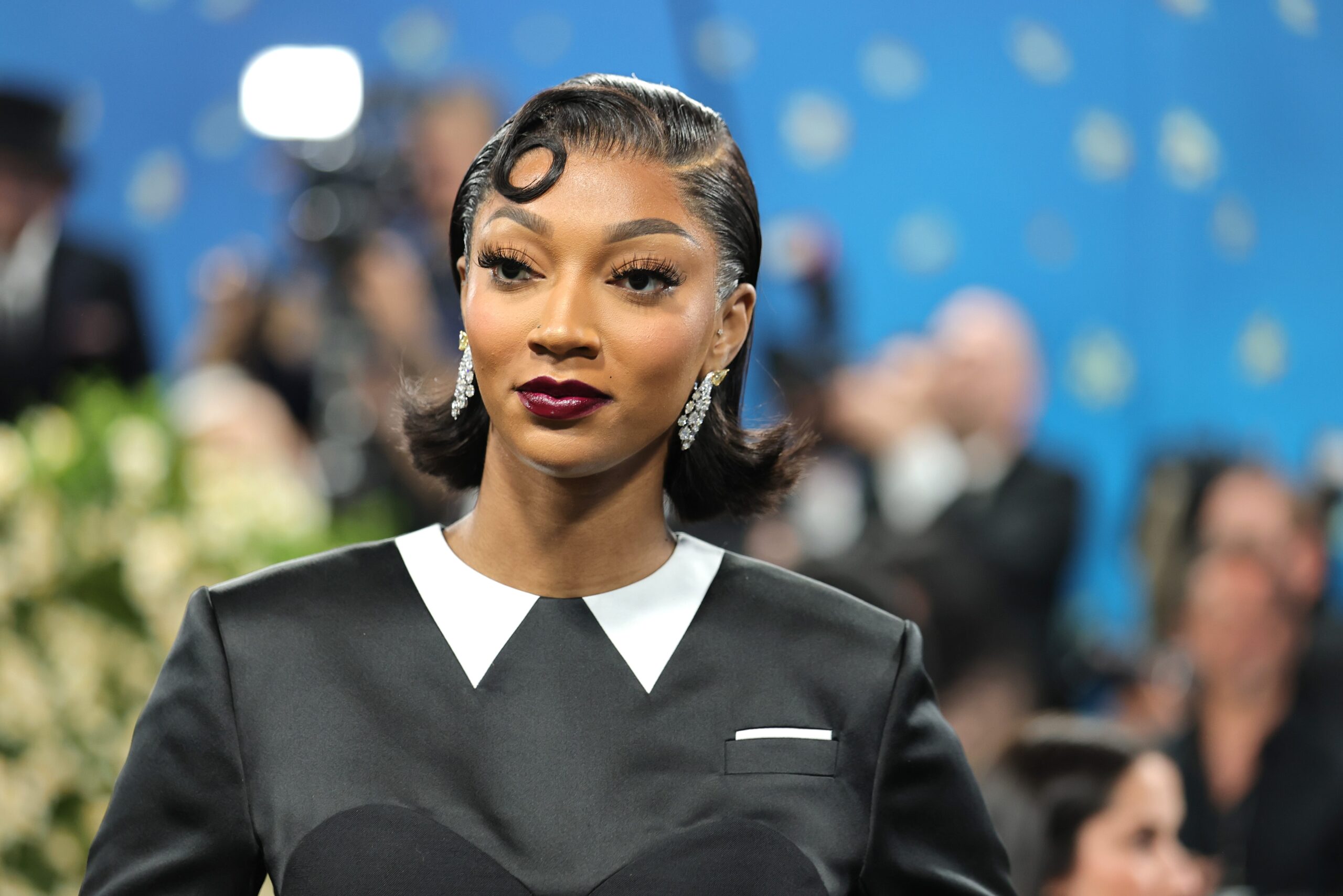 Angel Reese, Met Gala, 2025 Met Gala, Chicago Sky, WNBA, Fashion, Superfine: Tailoring Black Style, Thom Browne, Monica L. Miller, Slaves to Fashion, Black Dandyism, Black Diasporic Identity, celebrity style, fashion event, Met Gala host committee, Angel Reese fashion, sports fashion
