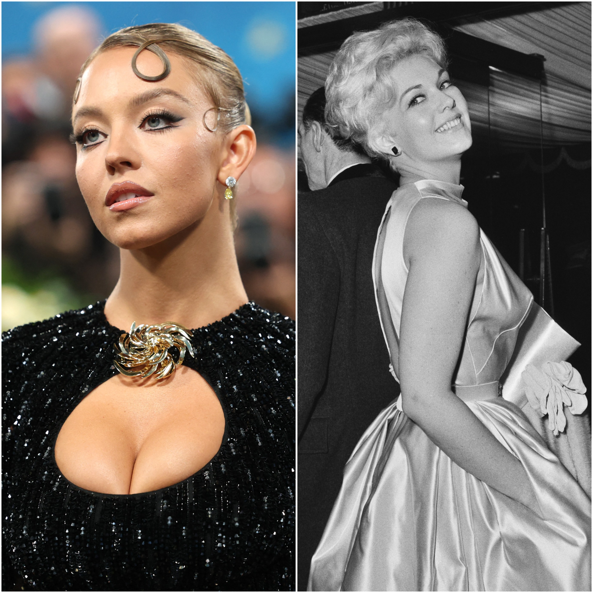 Sydney Sweeney, Met Gala, Kim Novak, biopic, Scandalous, Colman Domingo, Miu Miu, fashion, The Legend of Lylah Clare, Sammy Davis Jr., 1950s, love affair, Pharrell Williams, A$AP Rocky, Lewis Hamilton, LeBron James, Anna Wintour, Met Gala 2024, Met Gala 2025
