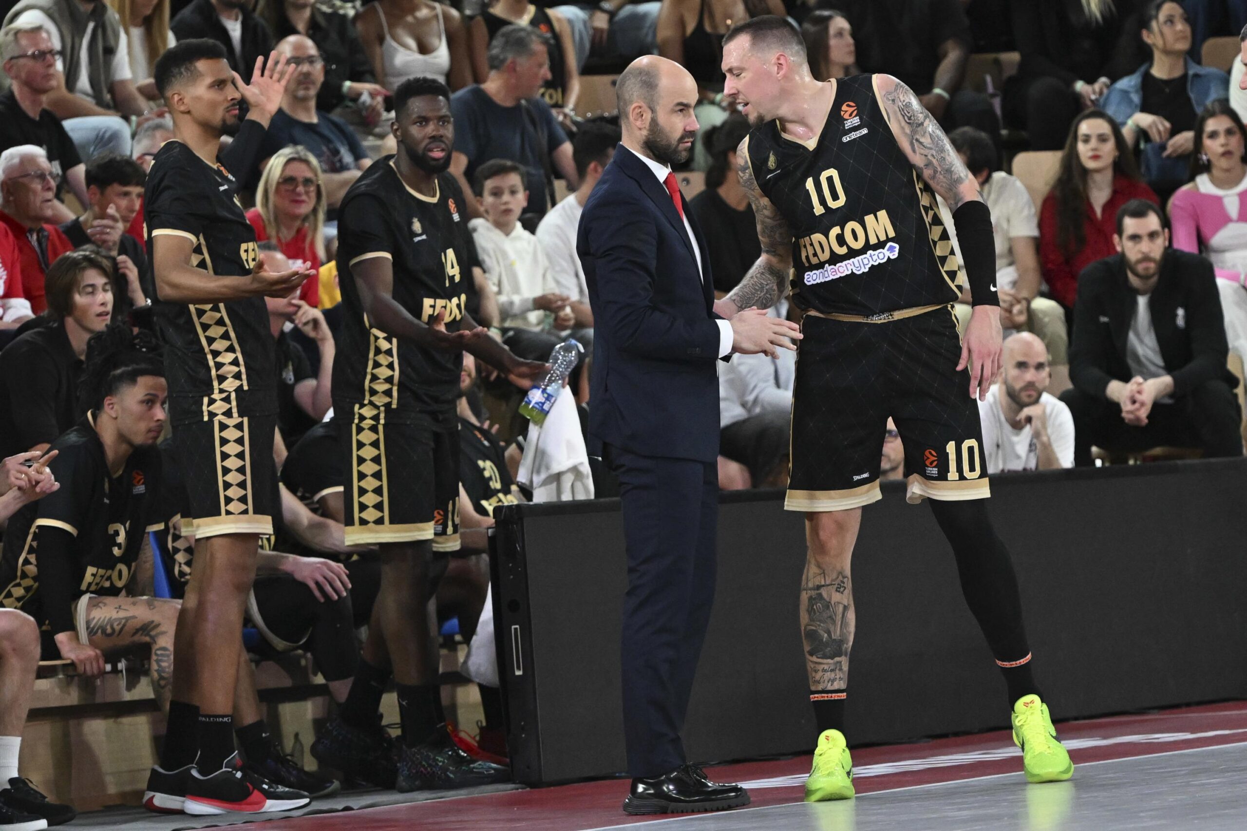 Monaco, Barcelona, EuroLeague, Final Four, playoffs, basketball, Vassilis Spanoulis, Mike James, Oleksiy Yefimov, Roca Team, Gaston-Médecin, Aleksey Fedoricsev
