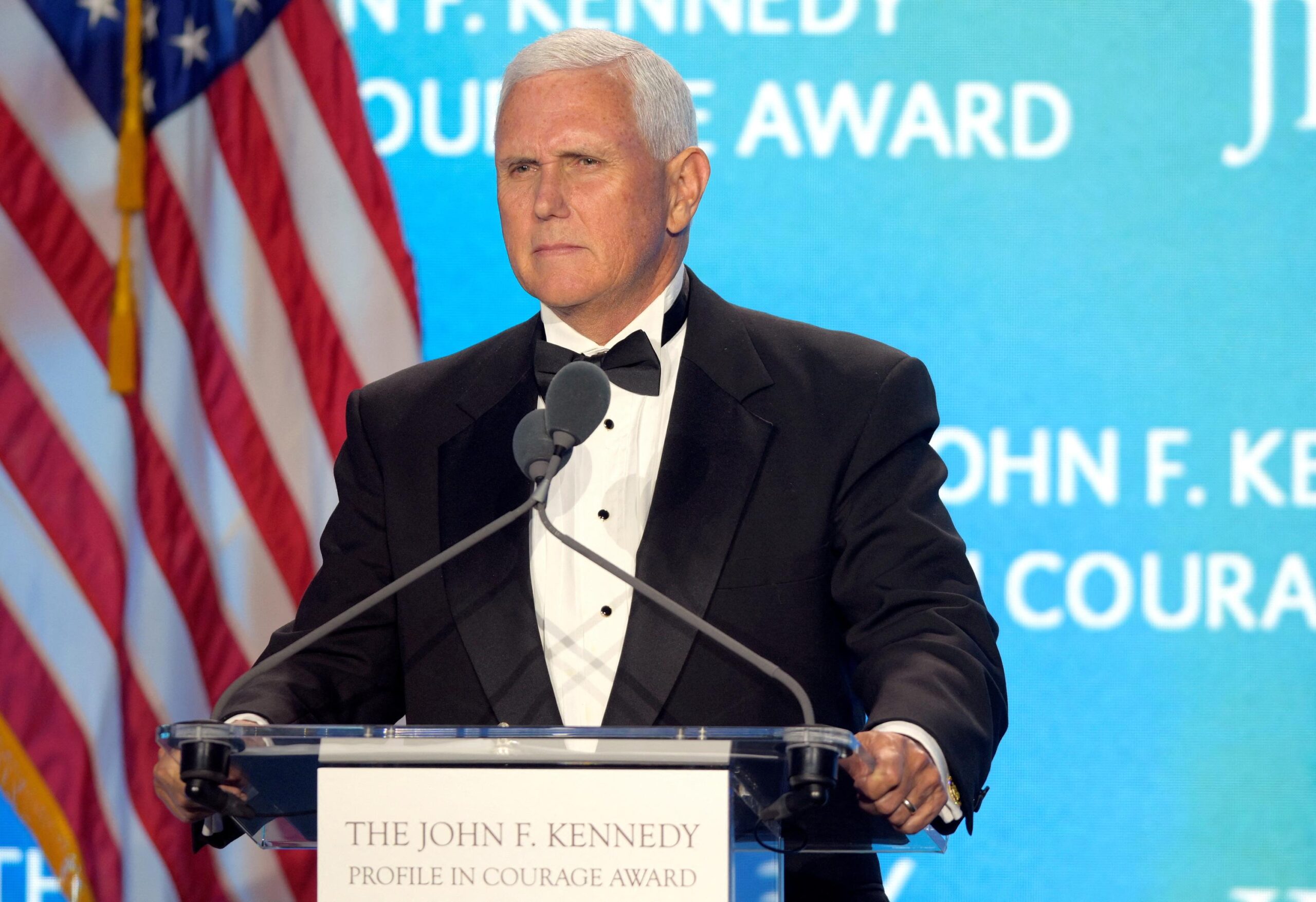 Mike Pence, Donald Trump, US economy, tariffs, trade war, Ukraine, Vladimir Putin, Capitol attack, 2024 election, Republican primaries
