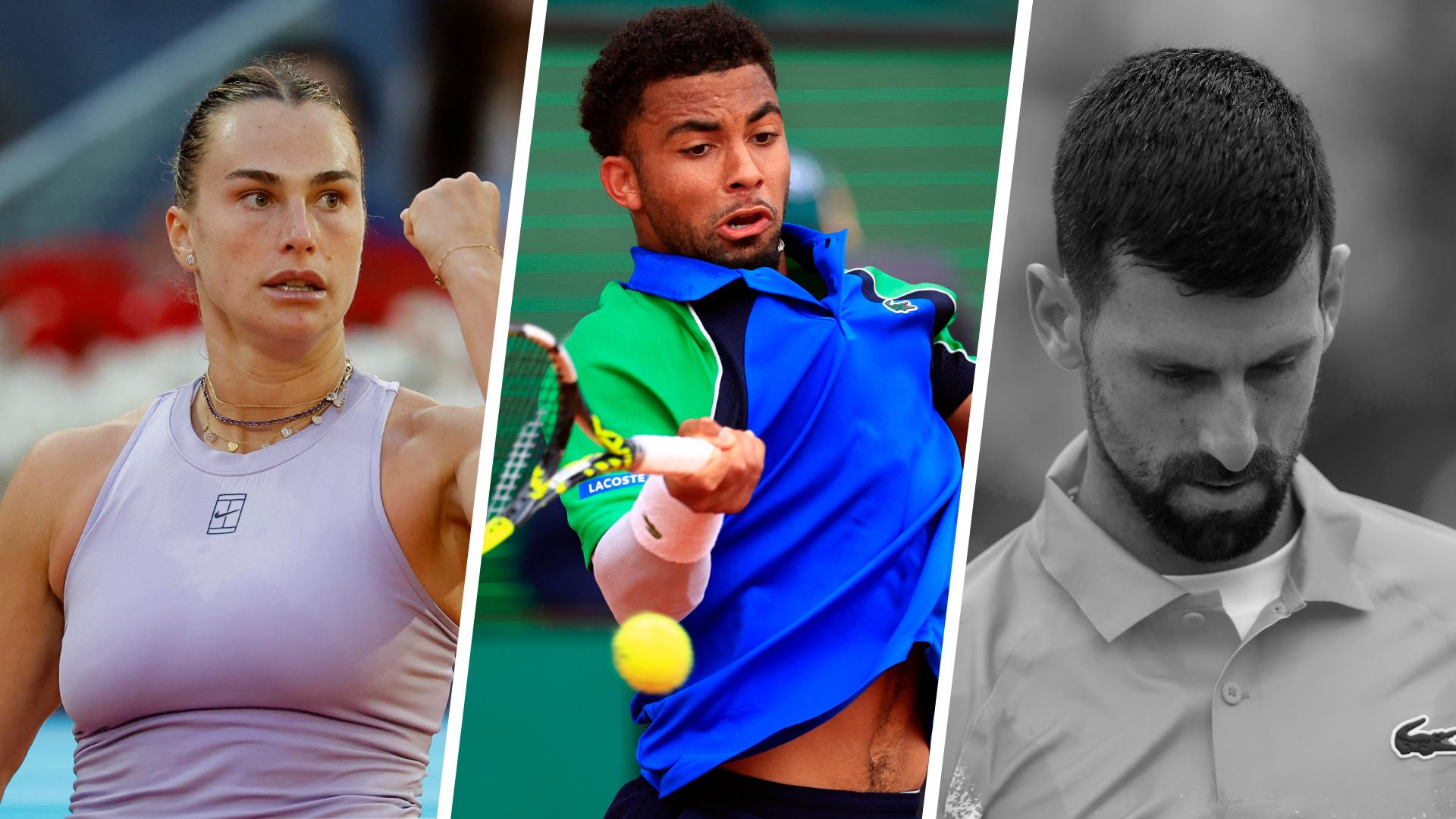 tennis, Roland-Garros, Jannik Sinner, Carlos Alcaraz, Arthur Fils, Casper Ruud, Lorenzo Musetti, Jack Draper, Holger Rune, Aryna Sabalenka, Novak Djokovic, Andrey Rublev, Stefanos Tsitsipas, Alexander Zverev, Iga Swiatek, Caroline Garcia, Rome Masters, Madrid Open, Monte-Carlo Masters, tennis tournament, tennis players, sports news
