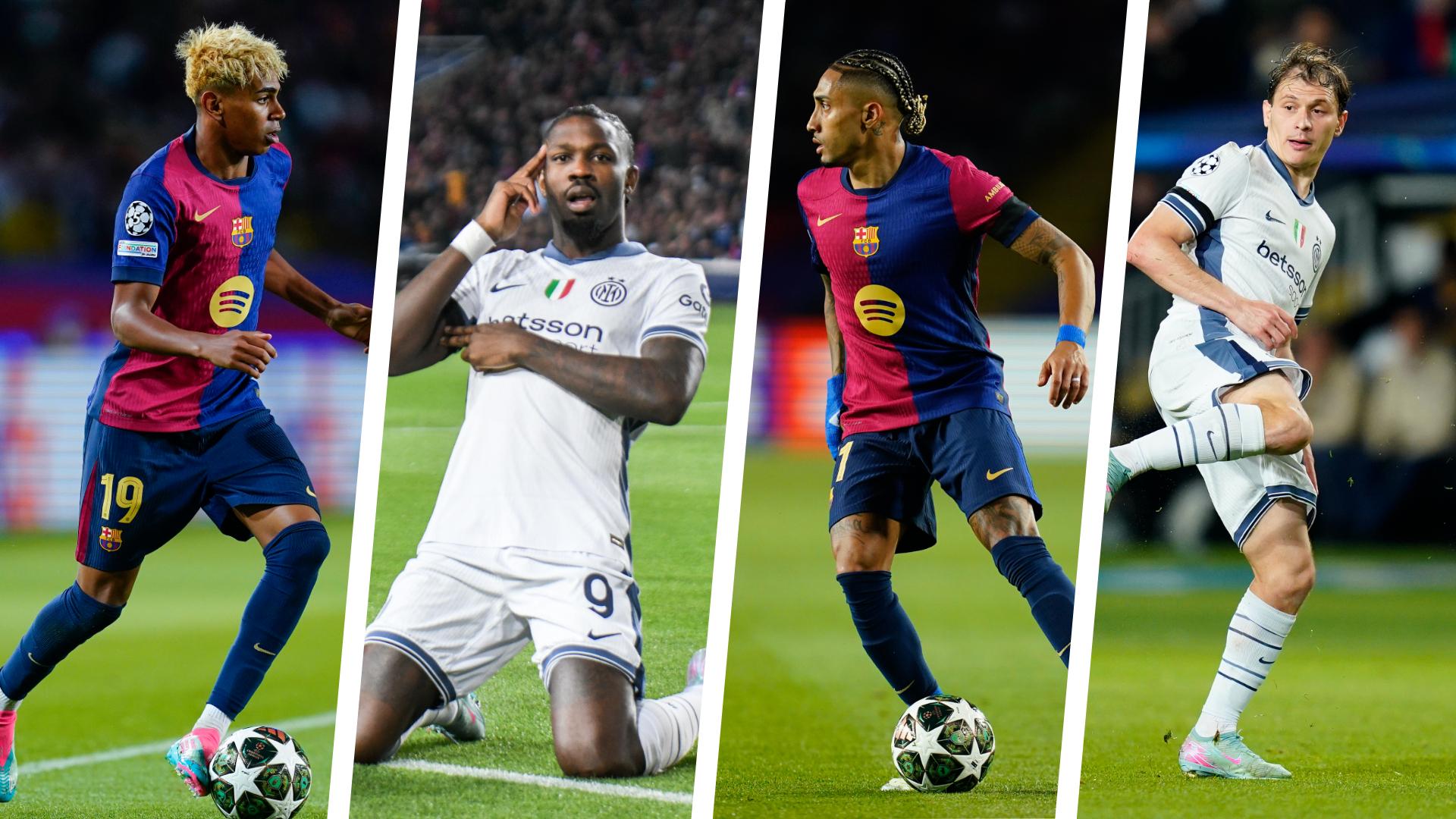 Champions League, Barcelona, Inter Milan, Lamine Yamal, Marcus Thuram, Robert Lewandowski, Nicolo Barella, Raphinha, Alessandro Bastoni, football, soccer, match preview, analysis, news, Inzaghi, Flick, Di Marco, Giuseppe Meazza, Lluis Companys, semi-final, tactics, injuries, Koundé, Lautaro Martinez
