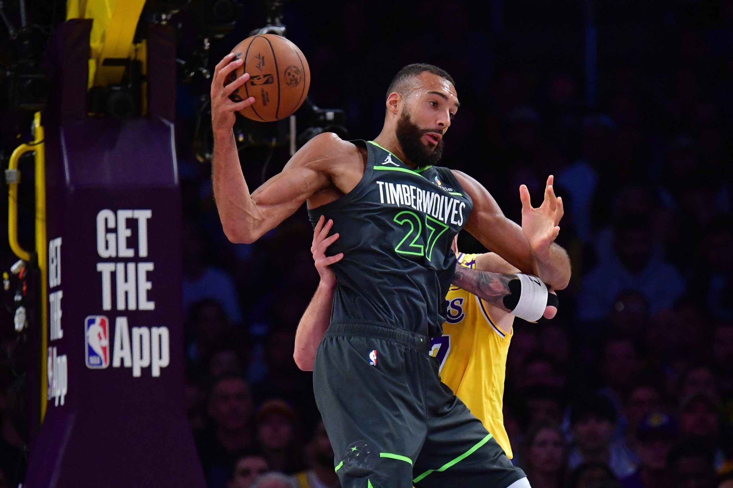 Rudy Gobert, Draymond Green, NBA Playoffs, Timberwolves, Warriors, basketball, rivalry, feud, altercation, suspension, defense, Jimmy Butler
