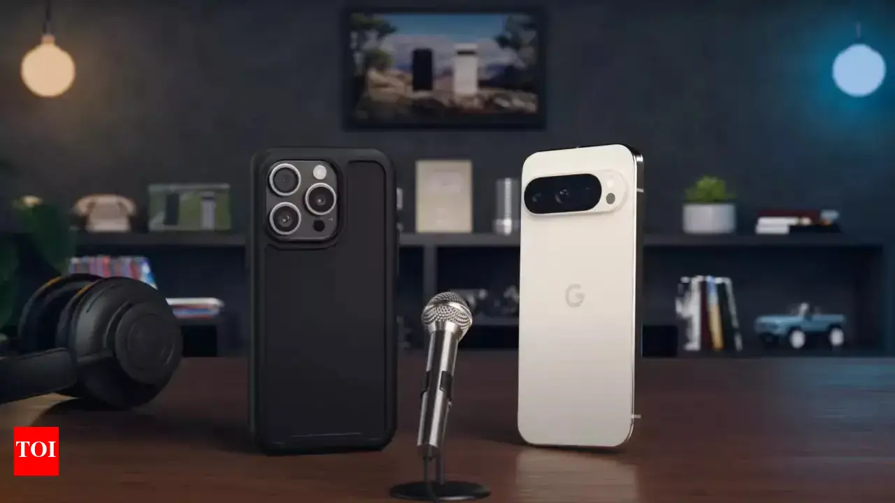 iPhone 17, Google Pixel, Apple, Android, smartphone design, camera bar, tech rumors, mobile technology, BestPhonesForever, Google ad, Night Sight, Magic Eraser, widgets, innovation, tech industry, Apple vs. Google, iPhone 17 Air, horizontal camera, tech news.
