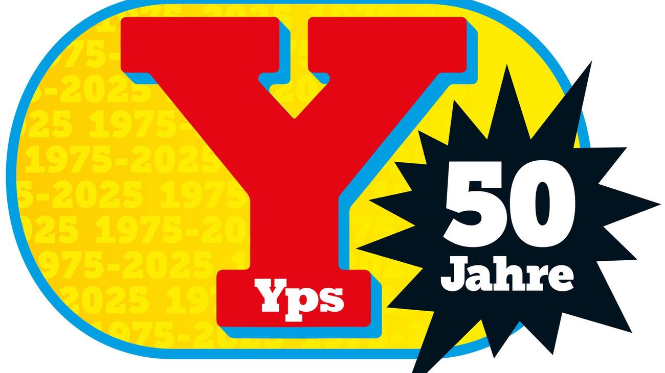 Yps, Yps magazine, children's magazine, comics, gimmick, Egmont Ehapa, anniversary, special edition, Urzeit-Krebse, Trick-Schachtel, Detektiv-Brille, nostalgia, retro, 1970s, 1980s, Germany, magazine revival, collector's edition
