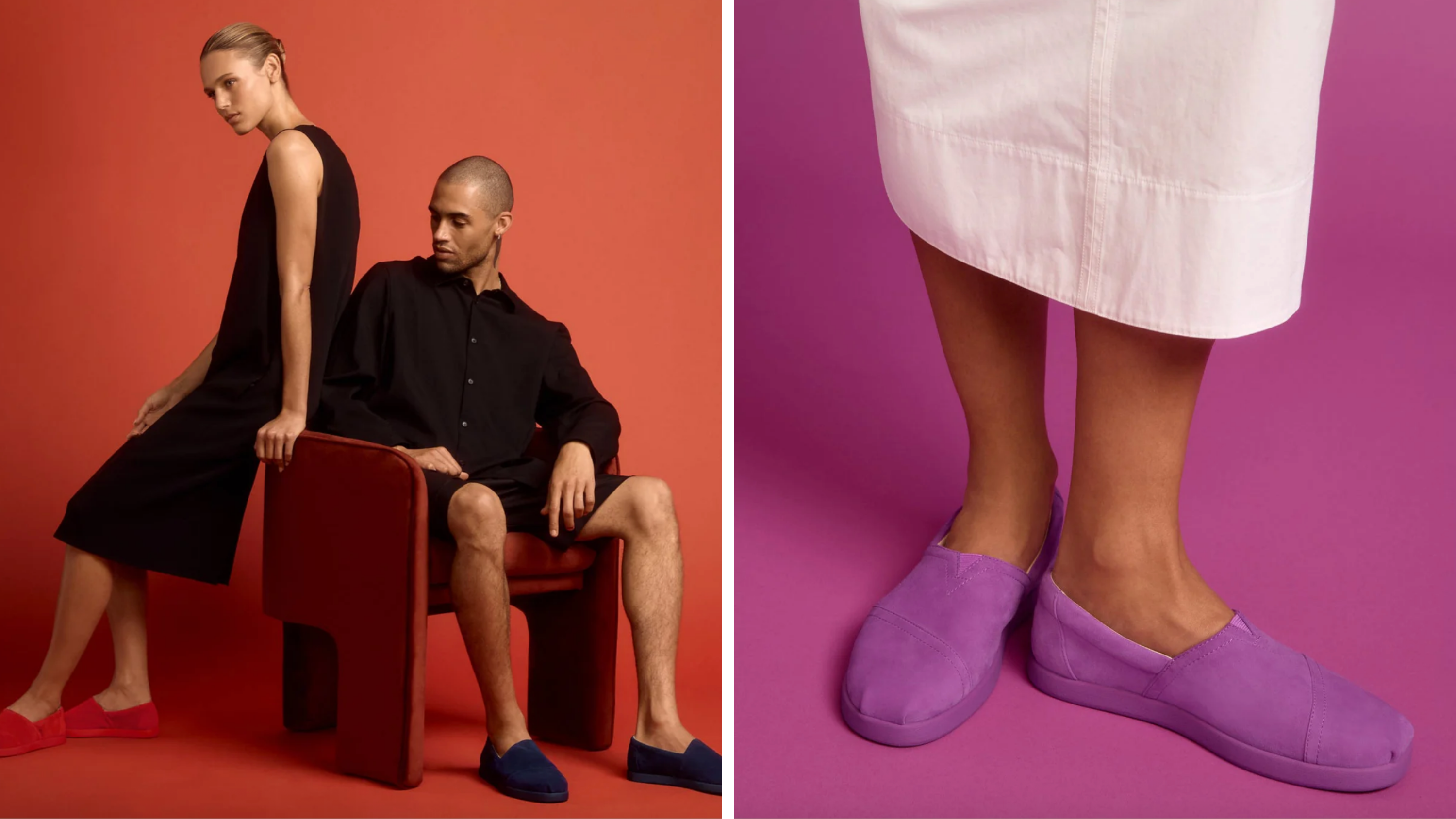 Toms, Jamie Mizrahi, collaboration, shoe collection, Alpargata, slip-on sneakers, summer 2025, water-repellant suede, celebrity stylist, Meghan Markle, Jennifer Lawrence, limited-time, Toms.com, comfortable shoes, stylish shoes, red carpet looks
