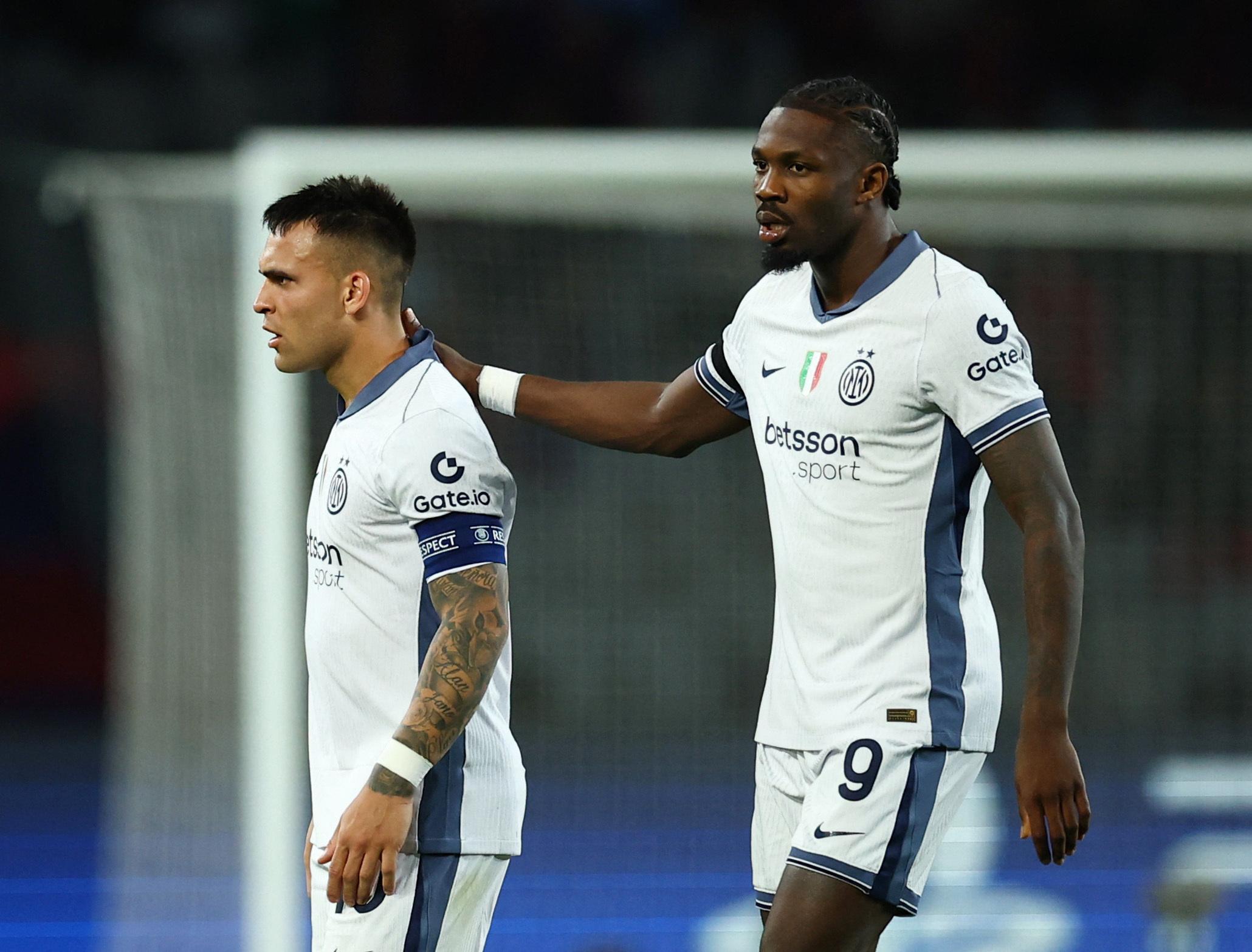 Inter Milan, FC Barcelona, Champions League, semi-final, Lautaro Martinez, Marcus Thuram, lineup, team news, San Siro, soccer, football, Yamal, Raphinha, Olmo, Pedri, De Jong
