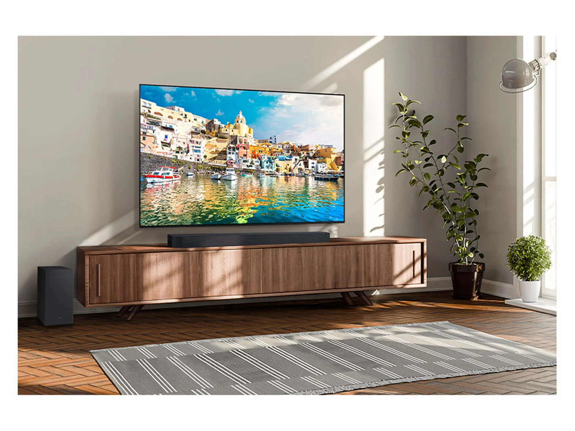 Samsung HW-Q710D, soundbar, Dolby Atmos, DTS:X, spatial audio, home theater, Q-Symphony, gaming pro mode, adaptive sound, voice enhancement, SmartThings, Alexa, Google Assistant, HDMI eARC, Bluetooth 5.0, Wi-Fi, review, best soundbar, French Days, deal, sale, buy, price.
