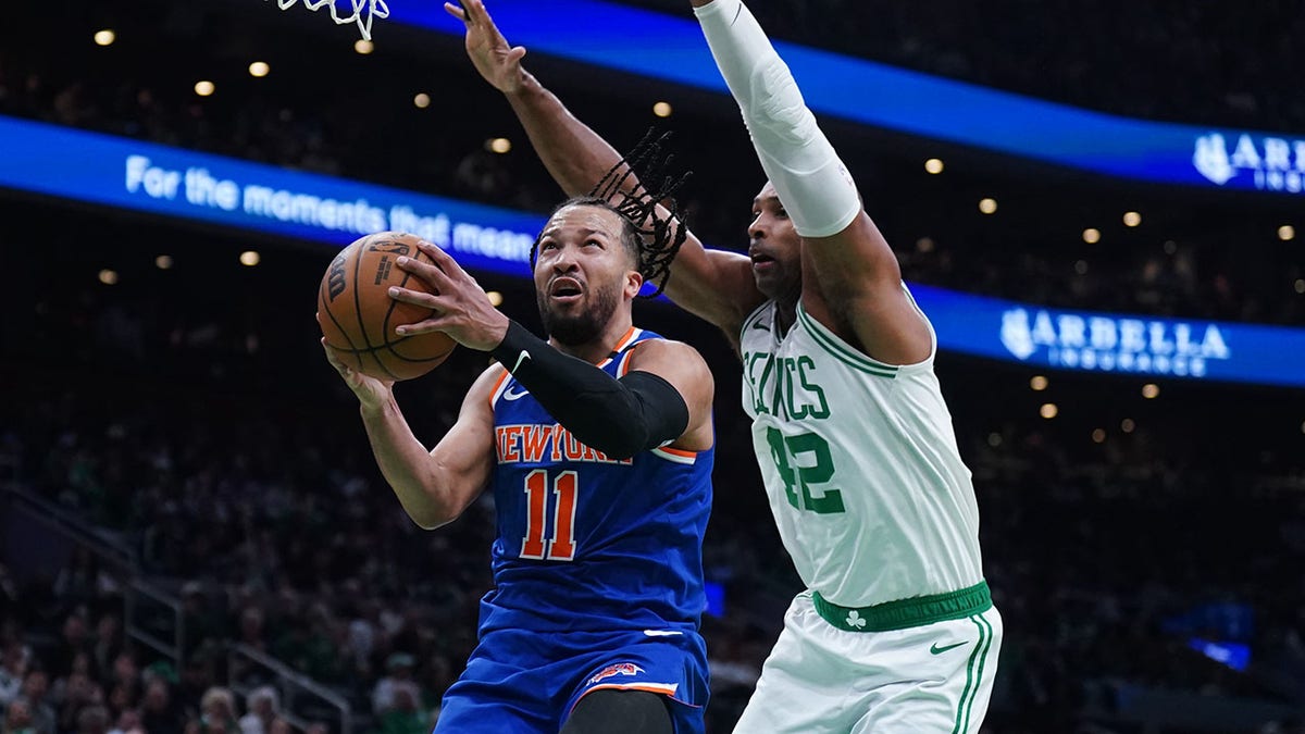 New York Knicks, Boston Celtics, NBA Playoffs, Jalen Brunson, OG Anunoby, Mikal Bridges, Jayson Tatum, Jaylen Brown, Karl-Anthony Towns, Basketball, Overtime, Game Recap, Fox News Sports
