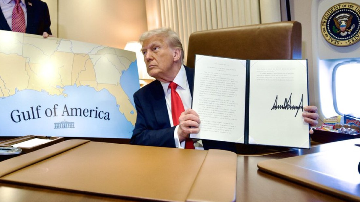 Gulf of America, Donald Trump, Gulf of Mexico, House Rules Committee, Democratic Amendments, Jared Huffman, Mt. McKinley, Mt. Denali, Darren Soto, Oil and Gas Leases, Maxine Dexter, News Organizations, Luz Rivas, Department of Interior, Economic Assessment, Trump Derangement Syndrome, Republican Legislation, Executive Order, Name Change, Politics, Congress
