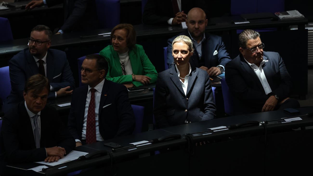AfD, Friedrich Merz, Kanzlerwahl, Union, Scheitern, Rechtsextrem, Tino Chrupalla, Alice Weidel, Bundestagspräsidium, Ausschüsse, Neuwahl, Koalition, Linke, Schadenfreude, Politik, Deutschland
