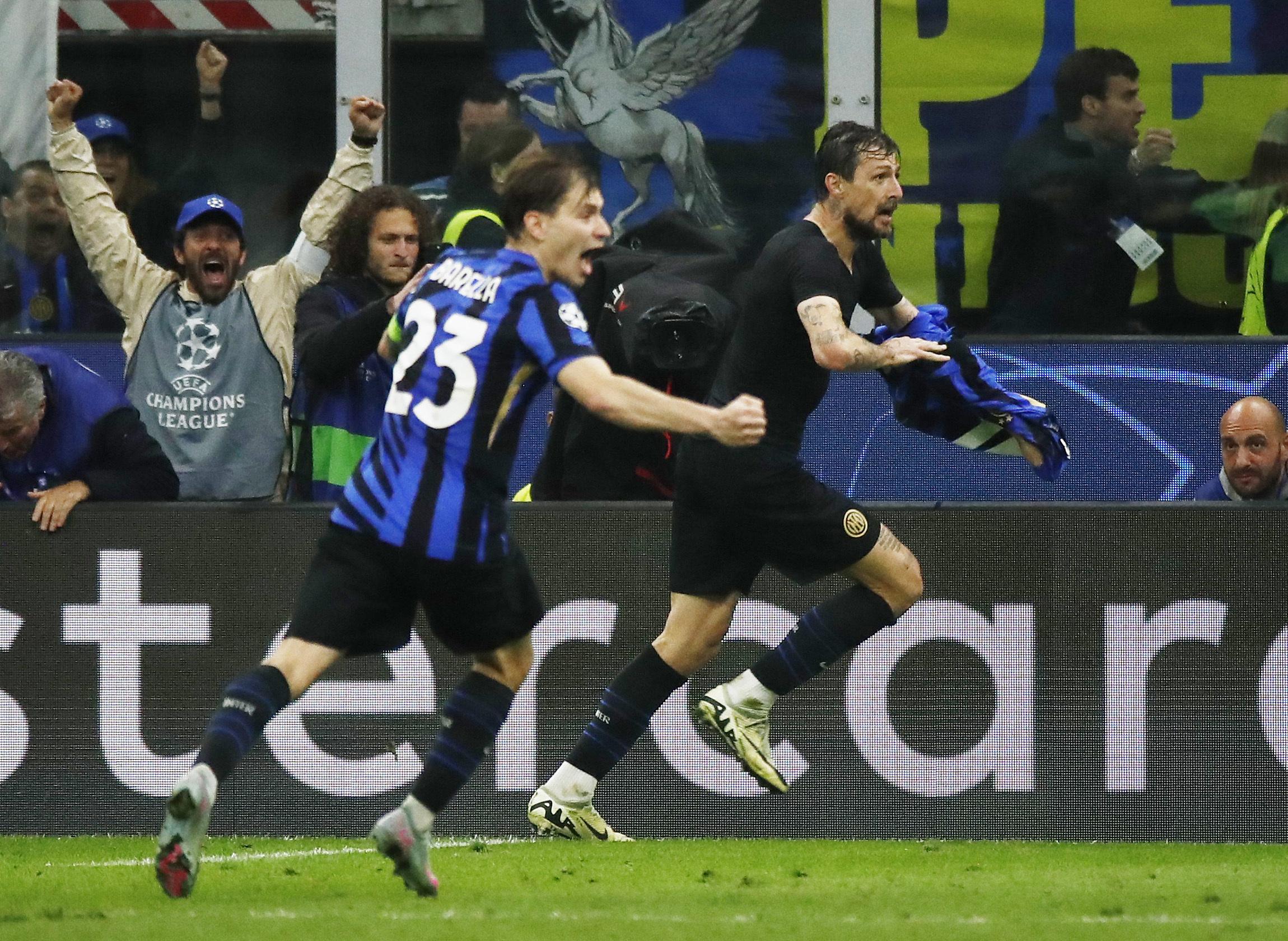 FC Barcelona, Inter Milan, Champions League, semi-final, San Siro, extra time, Lautaro Martinez, Hakan Çalhanoglu, Eric Garcia, Dani Olmo, Raphinha, Francesco Acerbi, Paris SG, Arsenal, Munich, final
