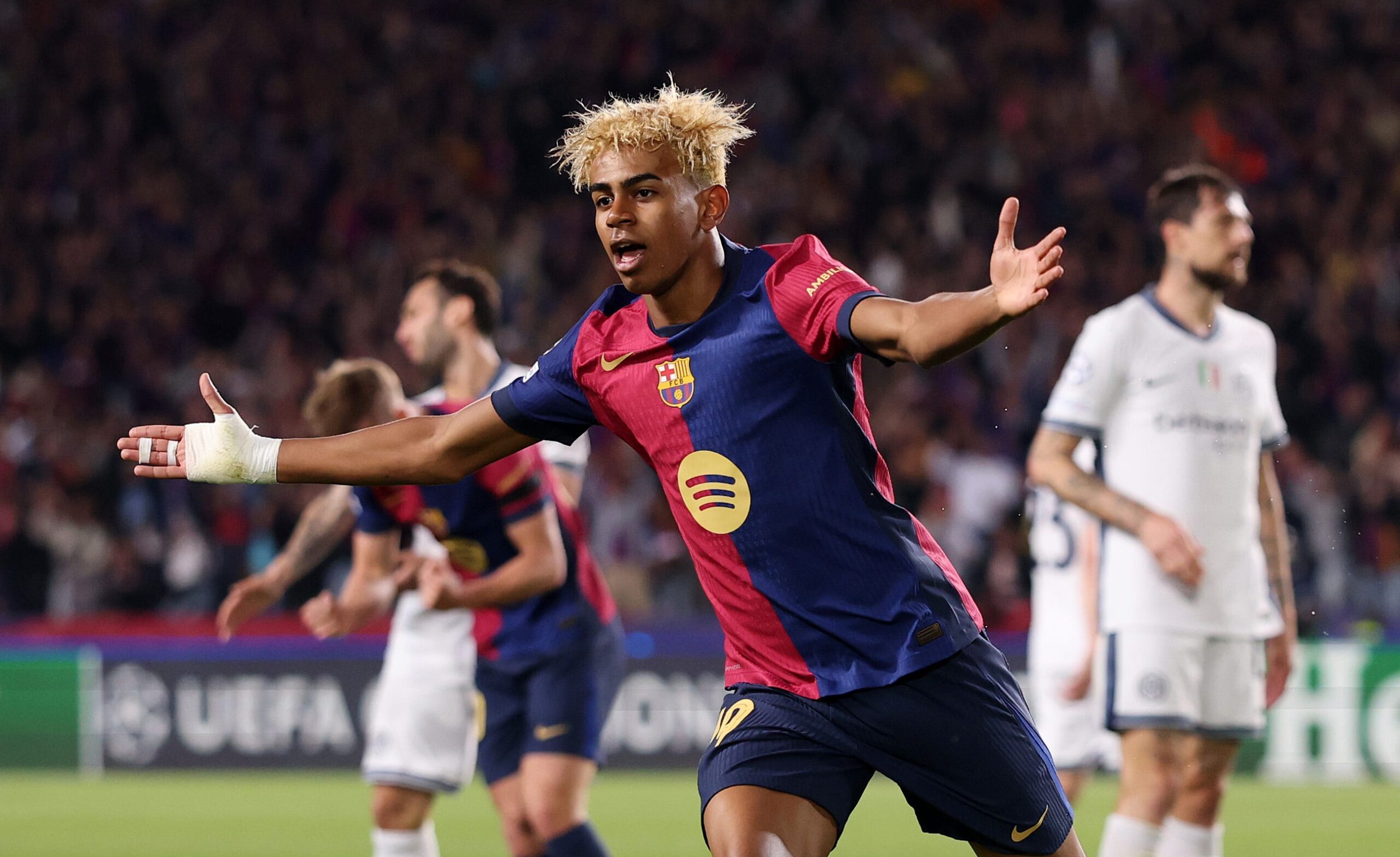 Inter Milan, Barcelona, Champions League, semifinal, Lamine Yamal, Alessandro Bastoni, San Siro, UEFA, soccer, football, CBS, Paramount+, stream, May 31st final, Munich, Arsenal, Paris Saint Germain
