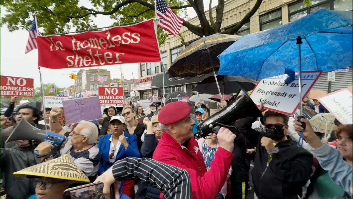 homeless shelter, Brooklyn, New York, Sheepshead Bay, affordable housing, protest, Eric Adams, Curtis Sliwa, community activists, bait-and-switch, city plans, 2134 Coyle St, Dimple Willabus, mayoral candidate, Guardian Angels, community board, homeless, crime, safety, Vote them out, New York Post
