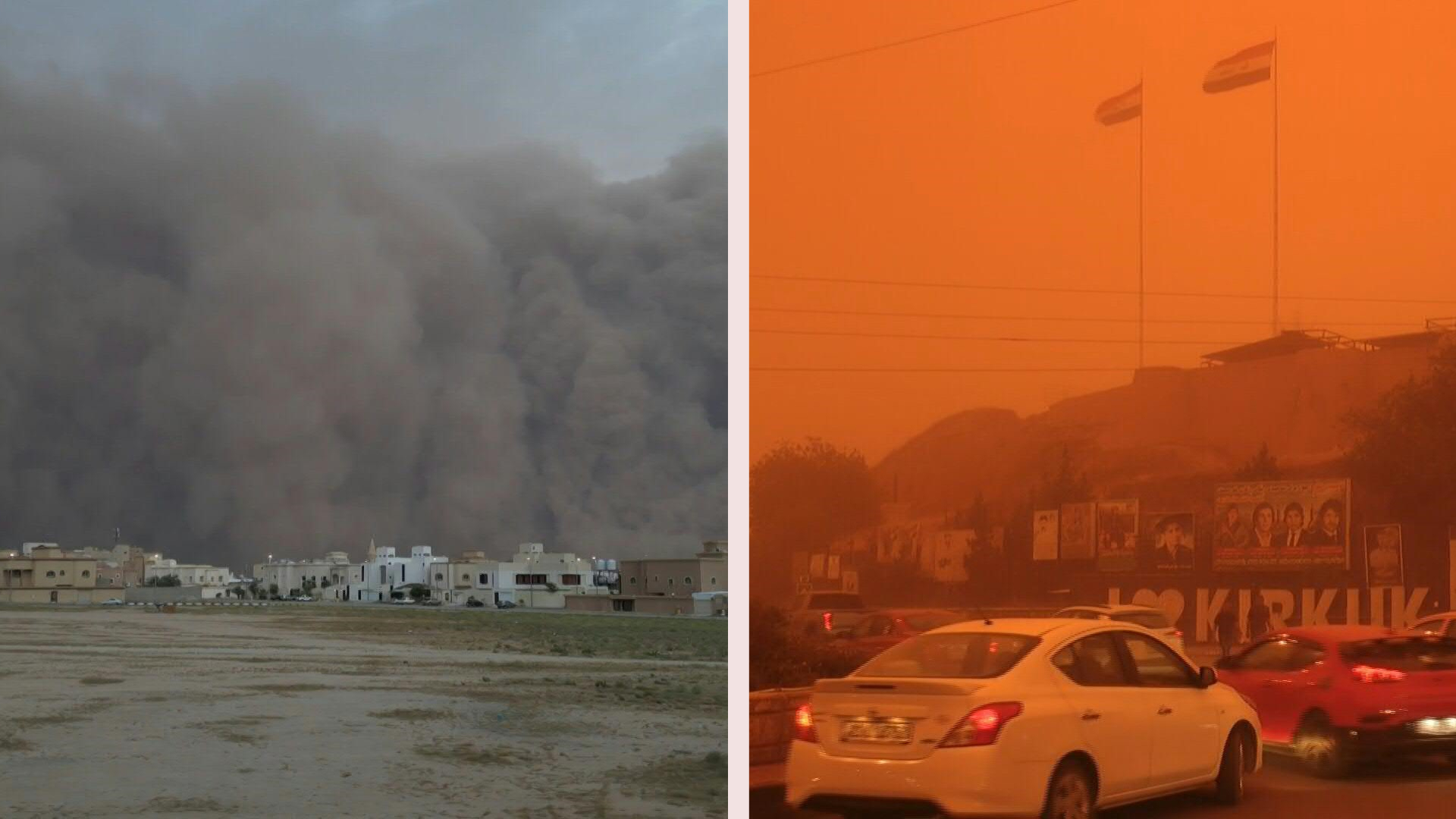 Middle East, sandstorms, Iran, Iraq, Saudi Arabia, air quality, dust storms, pollution, health, climate change, weather, PM2.5, Al-Qassim, Al Rass, Riyadh, Bouchehr, Kirkouk, drought
