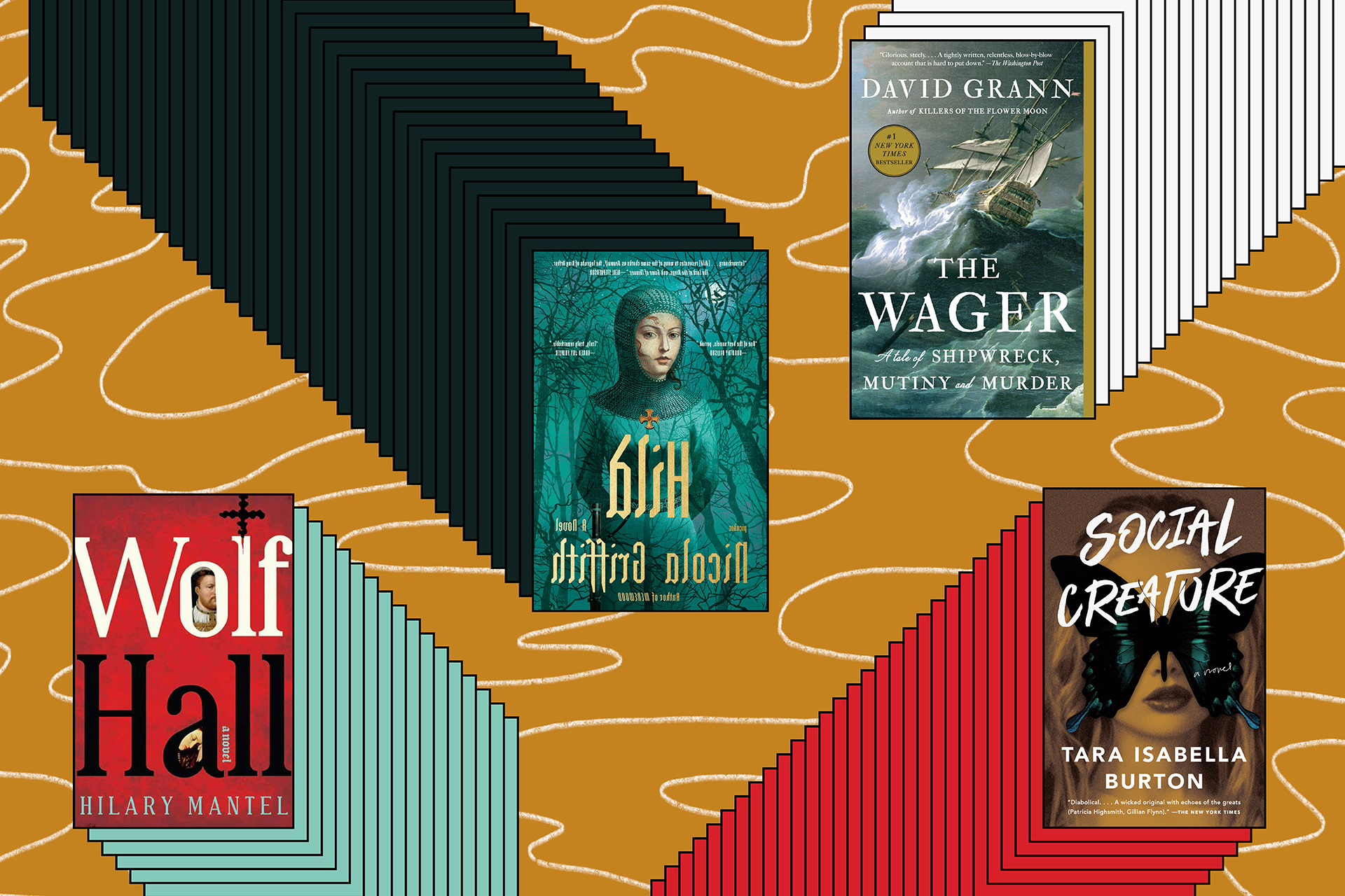 book recommendations, Constance Grady, Ask a Book Critic, fiction, historical fiction, mystery, thriller, series, Hilary Mantel, Wolf Hall, Nicola Griffiths, Hild, Menewood, Agatha Christie, Dorothy Sayers, Louise Penny, Armand Gamache, contemporary fiction, Charles Dickens, Fyodor Dostoevsky, Anthony Doerr, Amor Towles, Kazuo Ishiguro, Sarah Parry, The Essex Serpent, Elif Batuman, The Idiot, Tara Isabella Burton, Social Creature, John McPhee, narrative nonfiction, David Grann, Killers of the Flower Moon, The Wager, Sophie Elmhirst, A Marriage at Sea, reading recommendations, book critic
