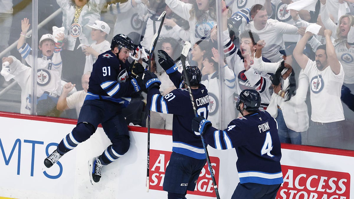 Winnipeg Jets, St. Louis Blues, Stanley Cup Playoffs, Game 7, NHL, Adam Lowry, Perfetti, Nikolaj Ehlers, Neal Pionk, Jordan Binnington, Connor Hellebuyck, Mikko Rantanen, Dallas Stars, Colorado Avalanche, Western Conference Final, hockey, overtime, game winning goal, playoff series
