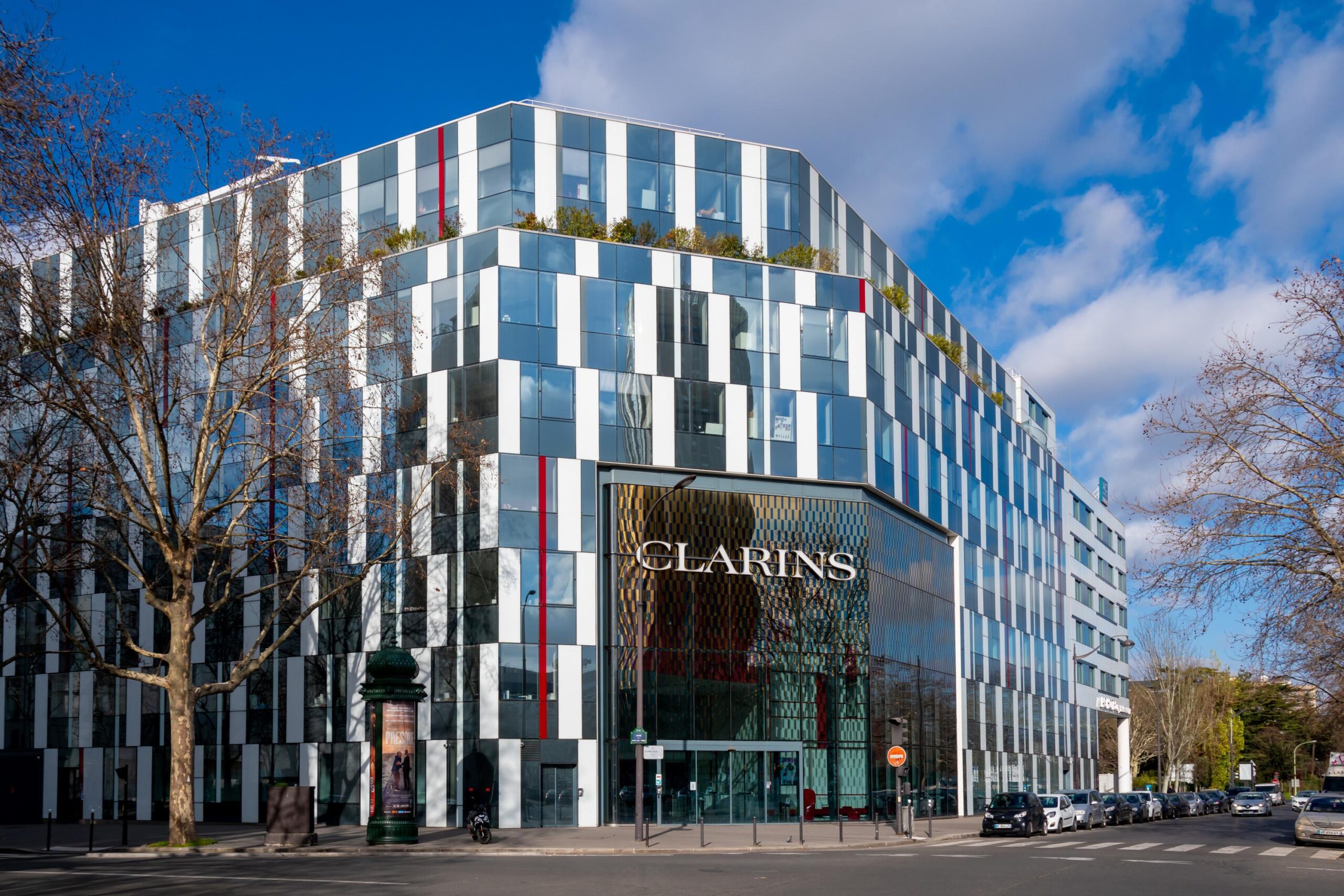 Clarins, Virginie Courtin, B Corp, sustainability, cosmetics, ethical business, social responsibility, environmental impact, Jacques Courtin, family business, positive impact, inclusive economy, equitable economy, green sourcing, B Corp certification
