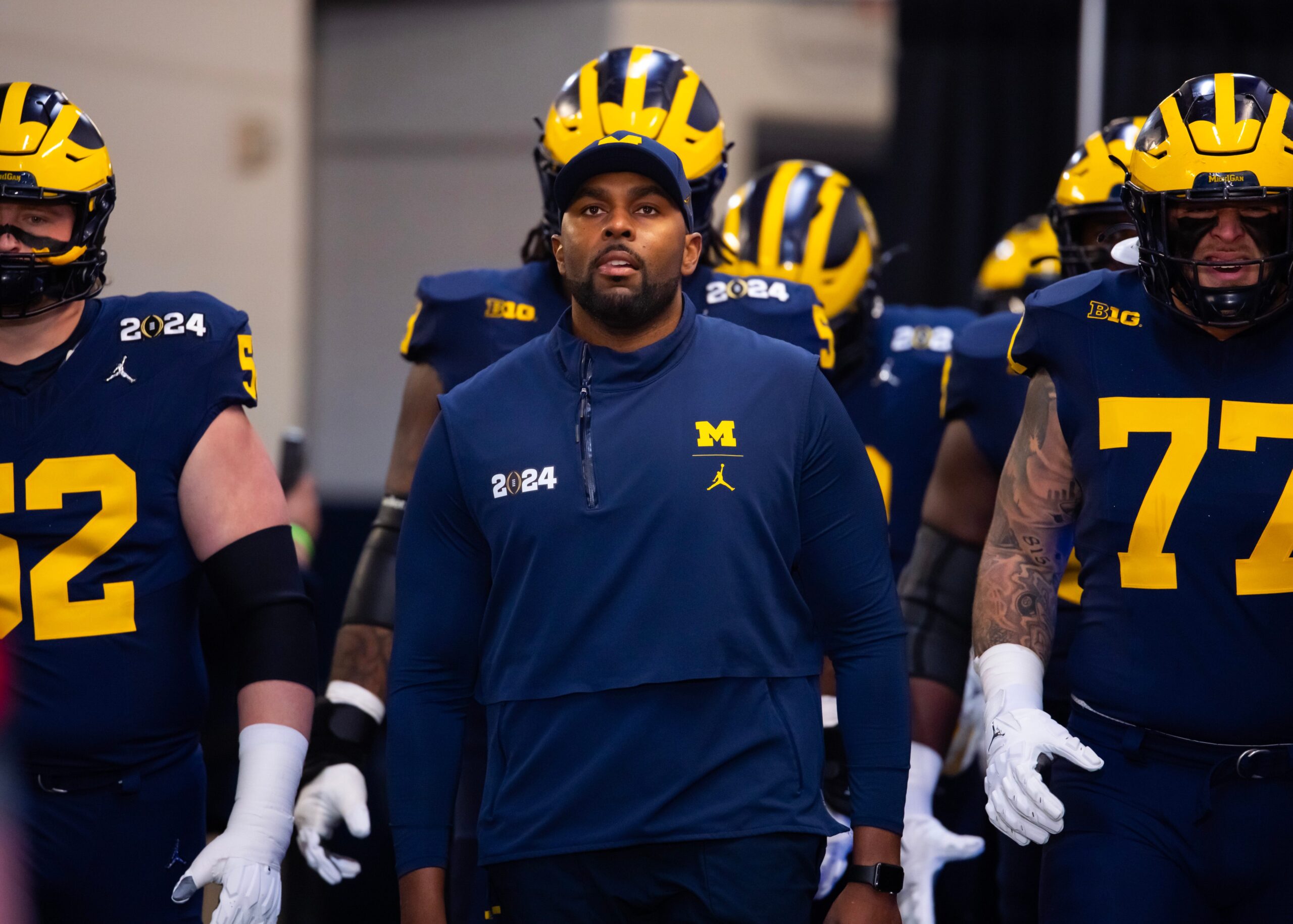 Michigan football, Sherrone Moore, Santa Ono, Florida football, NCAA, Jim Harbaugh, Connor Stalions, cheating, suspensions, Big Ten, College Football Playoff, NIL lawsuit, Billy Napier, Jaden Rashada, Win at all costs, college football ethics, NCAA violations, coaching scandal, college football
