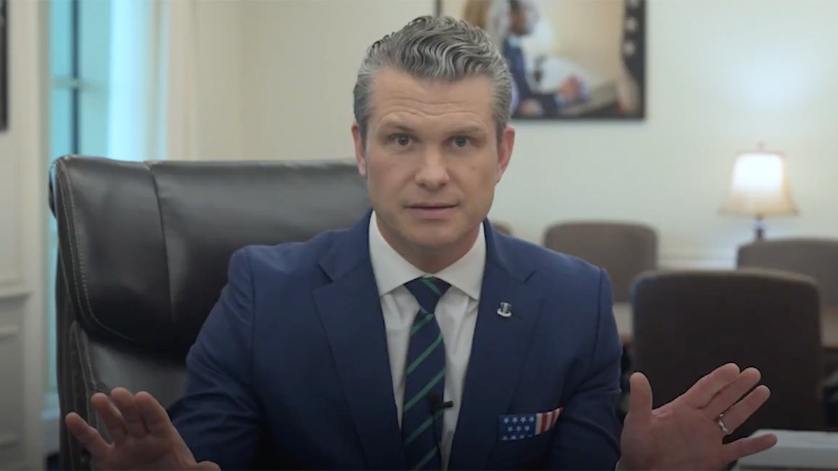 Defense Secretary, Pete Hegseth, military reduction, general officers, Donald Trump, peace through strength, warfighters, four-star generals, flag officers, military overhaul, China, Golden Dome capabilities, Pentagon, military spending, strategic readiness, operational effectiveness, Army, Navy, Air Force, Marine Corps, Space Force
