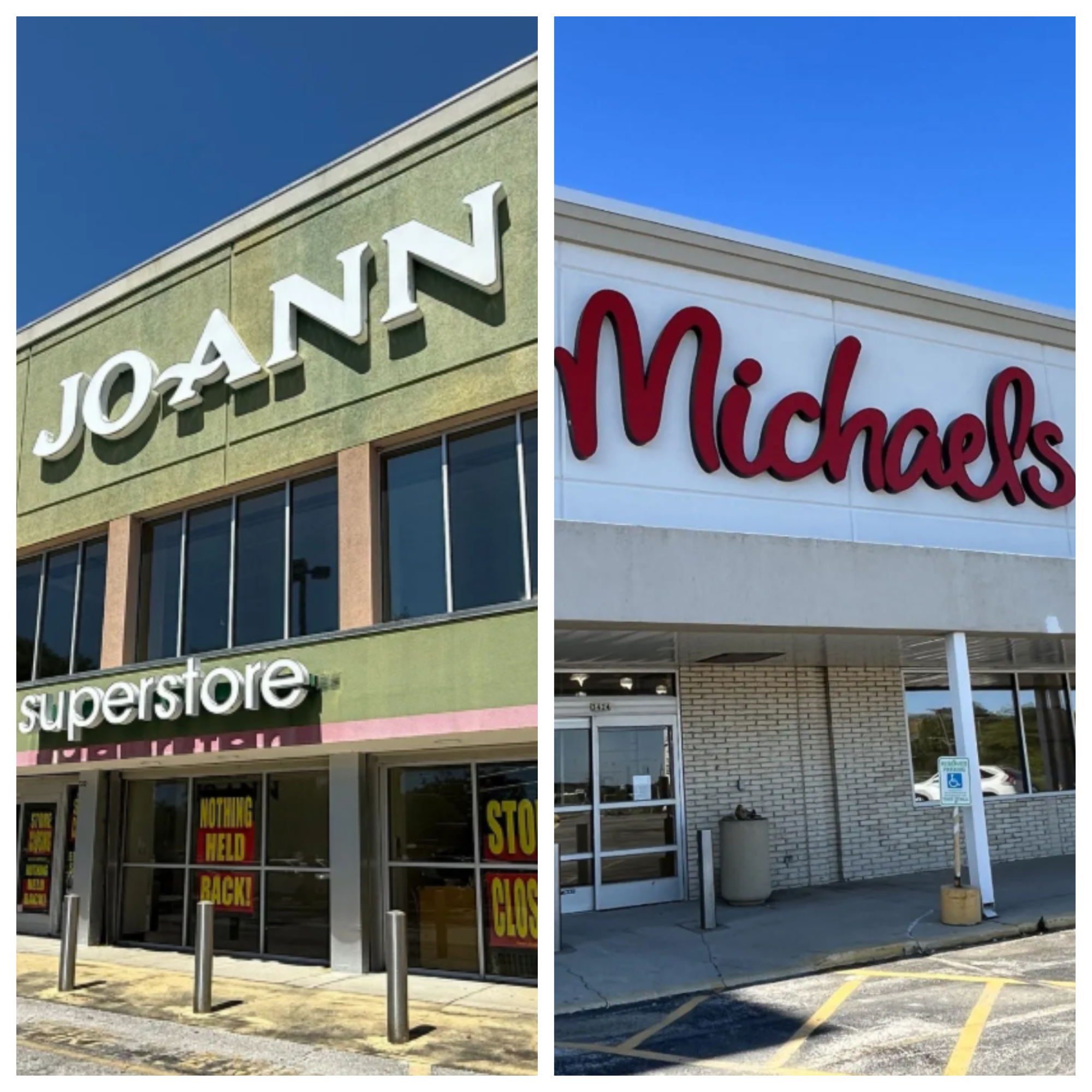 Joann bankruptcy, Joann closing stores, Michaels, craft stores, fabric stores, sewing supplies, craft industry, retail news, Hobby Lobby, Walmart, Target, independent craft stores, online shopping, craft trends, craft videos, TikTok, Instagram, Numerator survey, retail liquidator GA Group

