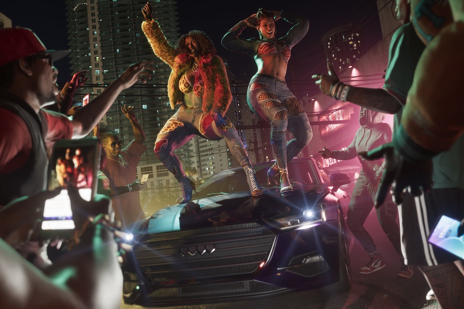 Grand Theft Auto VI, GTA VI, Nintendo Switch 2, Rockstar Games, Take-Two Interactive, release date, speculation, port, Cyberpunk 2077, price, performance, Strauss Zelnick, game card, open-world, Vice City, Leonida Keys, Jason Duval, Lucia Caminos, Nvidia, PSSR, upscaling, gaming, console, news, rumors
