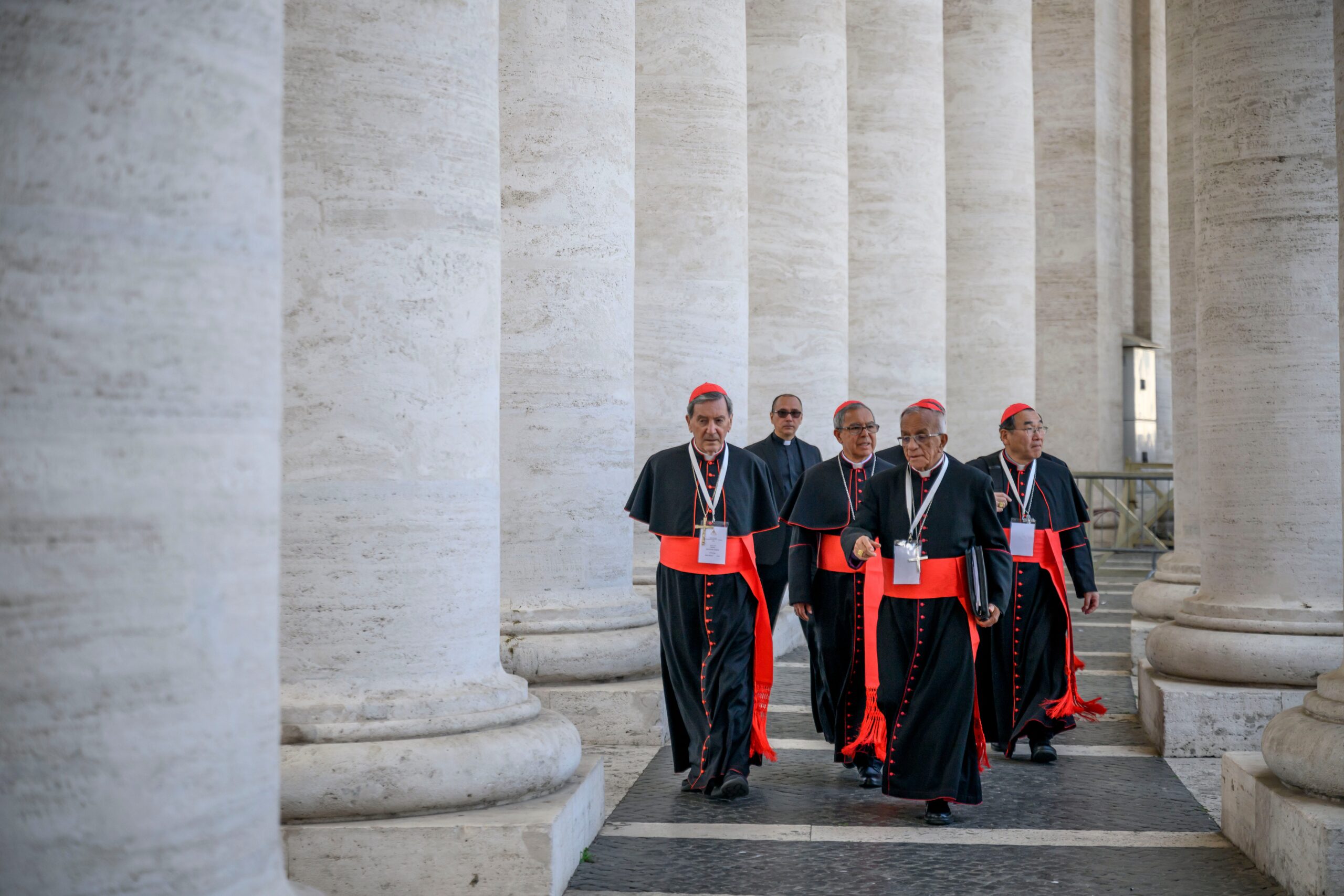 Cónclave 2025, Vatican, Pope Francis, Papal Election, Cardinals, Catholic Church, Habemus Papam, Capilla Sixtina, Smoke Signals, Tagle, Zuppi, Turkson, Schönborn, O'Malley, Papabili, Next Pope, Vatican City, Catholic, Religion, News, May 7 2025, Basílica de San Pedro, Conferencia Episcopal Italiana, Dicasterio para el Desarrollo Humano Integral, Archbishop, Election, Boris Q'va, USA TODAY
