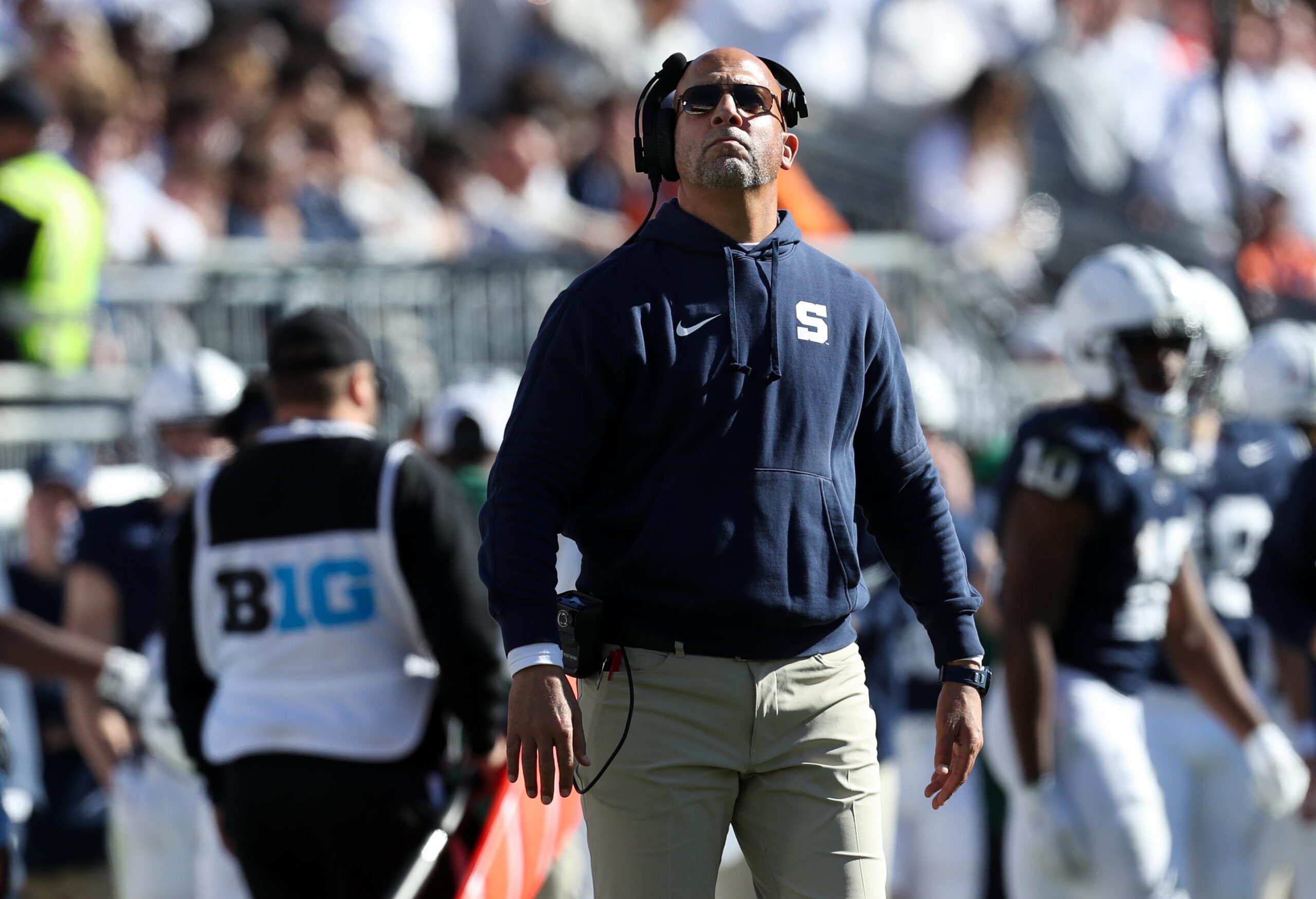 James Franklin, Penn State, Nittany Lions, college football, NCAA, national championship, playoff, Ohio State, Oregon, Jim Knowles, Drew Allar, Big Ten, coaching, analysis, opinion, Blake Toppmeyer, USA TODAY, football, sports.
