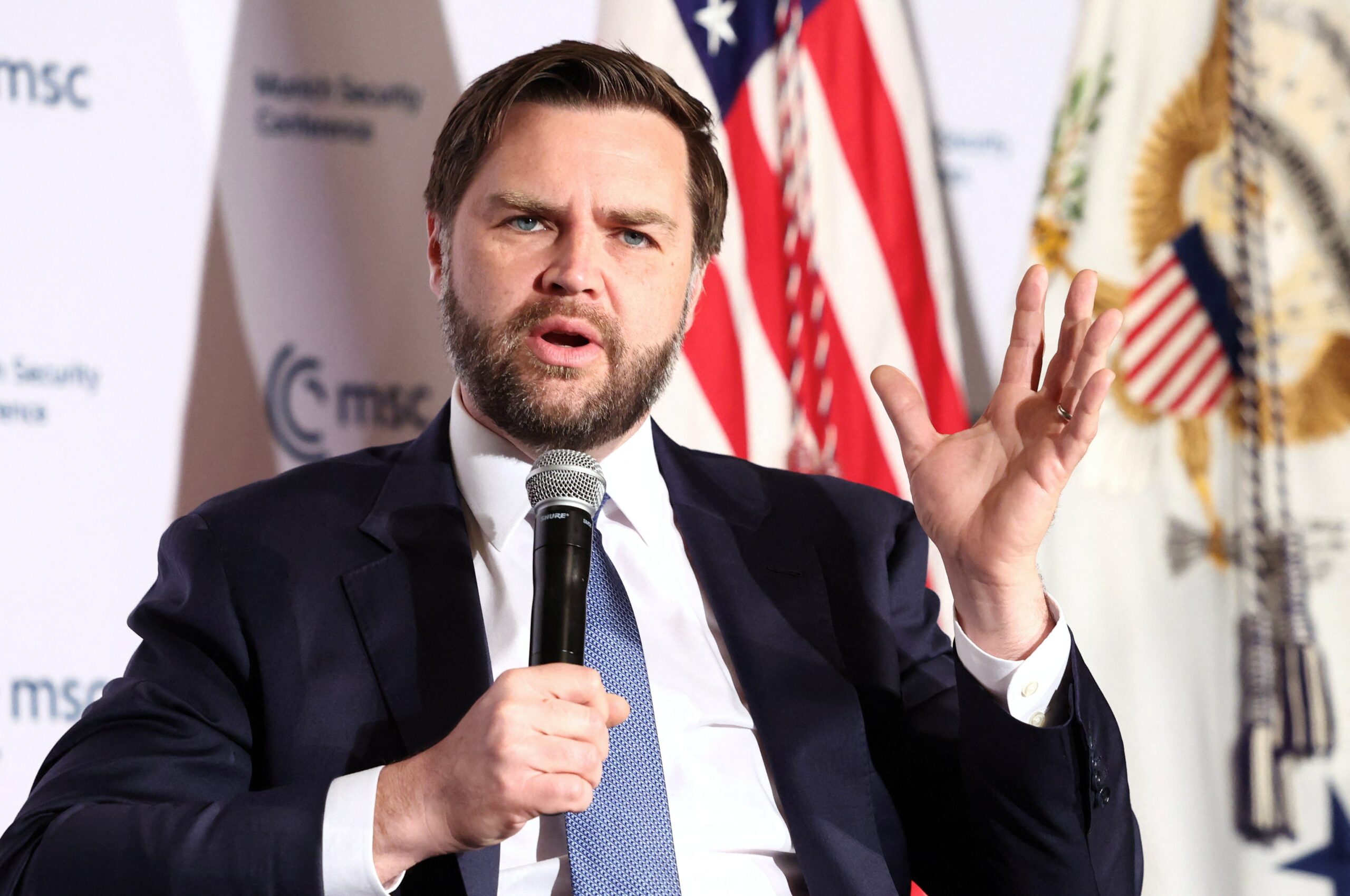 JD Vance, Russia-Ukraine war, negotiations, direct talks, ceasefire, Munich Leaders Meeting, U.S. foreign policy, Trump administration, European security, internal threats, Cory Bowman, Cincinnati mayor race
