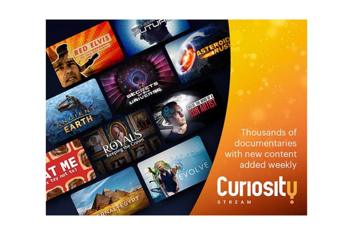 Curiosity Stream, documentary streaming, lifetime subscription, streaming deal, science documentaries, history documentaries, nature documentaries, technology documentaries, educational entertainment, online learning, watch documentaries, StackSocial deal, HD streaming, offline viewing, documentary service

