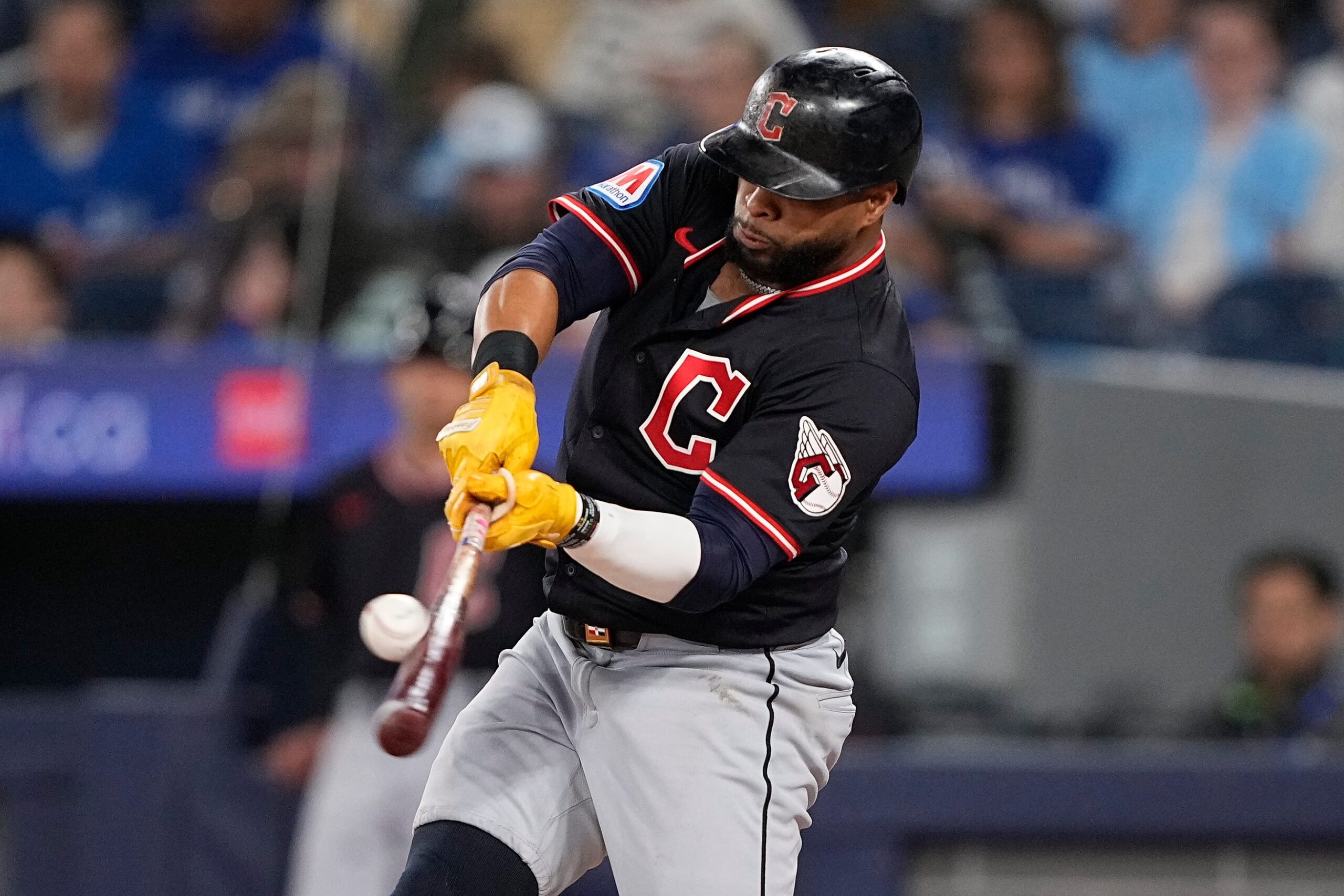Carlos Santana, Cleveland Guardians, MLB, baseball, veteran player, age, longevity, Steven Kwan, Dominican players, role model, health, fitness, diet, sleep, performance, career, leadership, team, success, interviews, major league baseball

