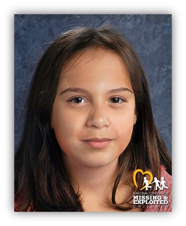 Ava Marie Gonzales, missing child, Austin, Texas, child abuse, Virginia Marie Gonzales, child starvation, closet confinement, progressed photo, Travis County Correctional Complex, Austin Police Department, emergency call, malnourished child, 7-year-old girl, unsolved case, children found, family members, conflicting information, police investigation, public assistance
