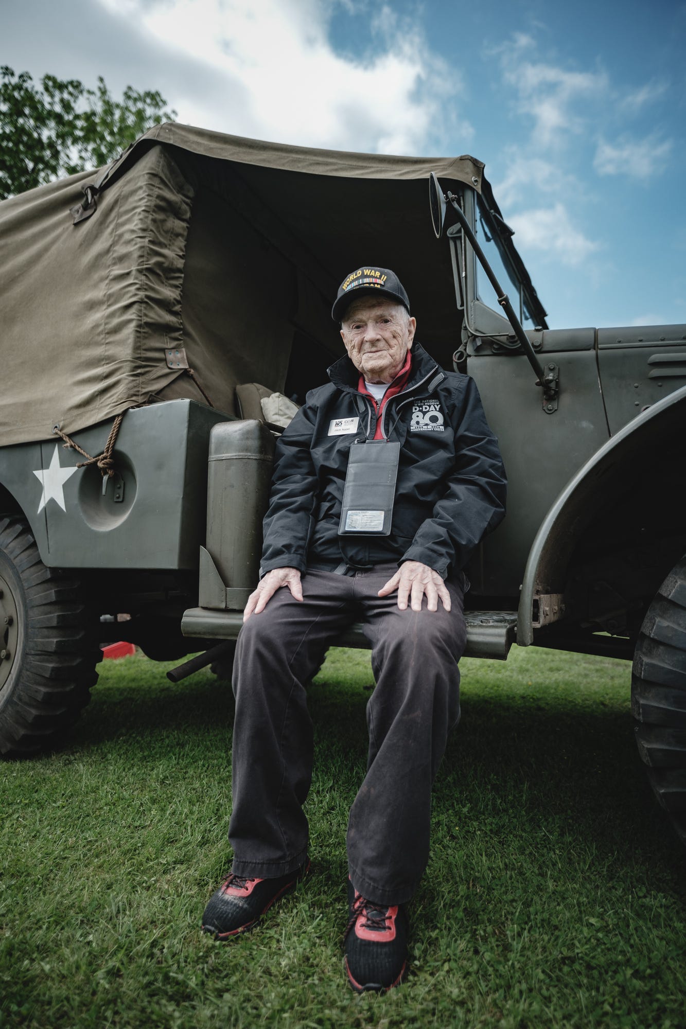 Jack Appel, World War II, V-E Day, Victory in Europe, Holocaust, Buchenwald, WWII veterans, U.S. Army Signal Corps, Jewish, National World War II Museum, U.S. Department of Defense, Voices from the Front, European campaign, Pacific theater, Allied Forces, Axis Powers, Hiroshima, Nagasaki, WWII history, war stories, oral history
