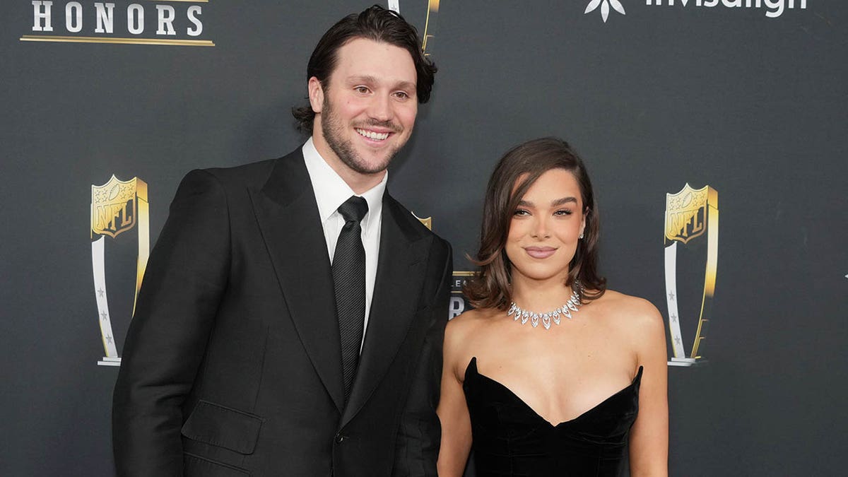 Josh Allen, Hailee Steinfeld, Brandon Beane, Buffalo Bills, NFL, celebrity wedding, engagement, relationship, The Rich Eisen Show, Dion Dawkins, sports, football
