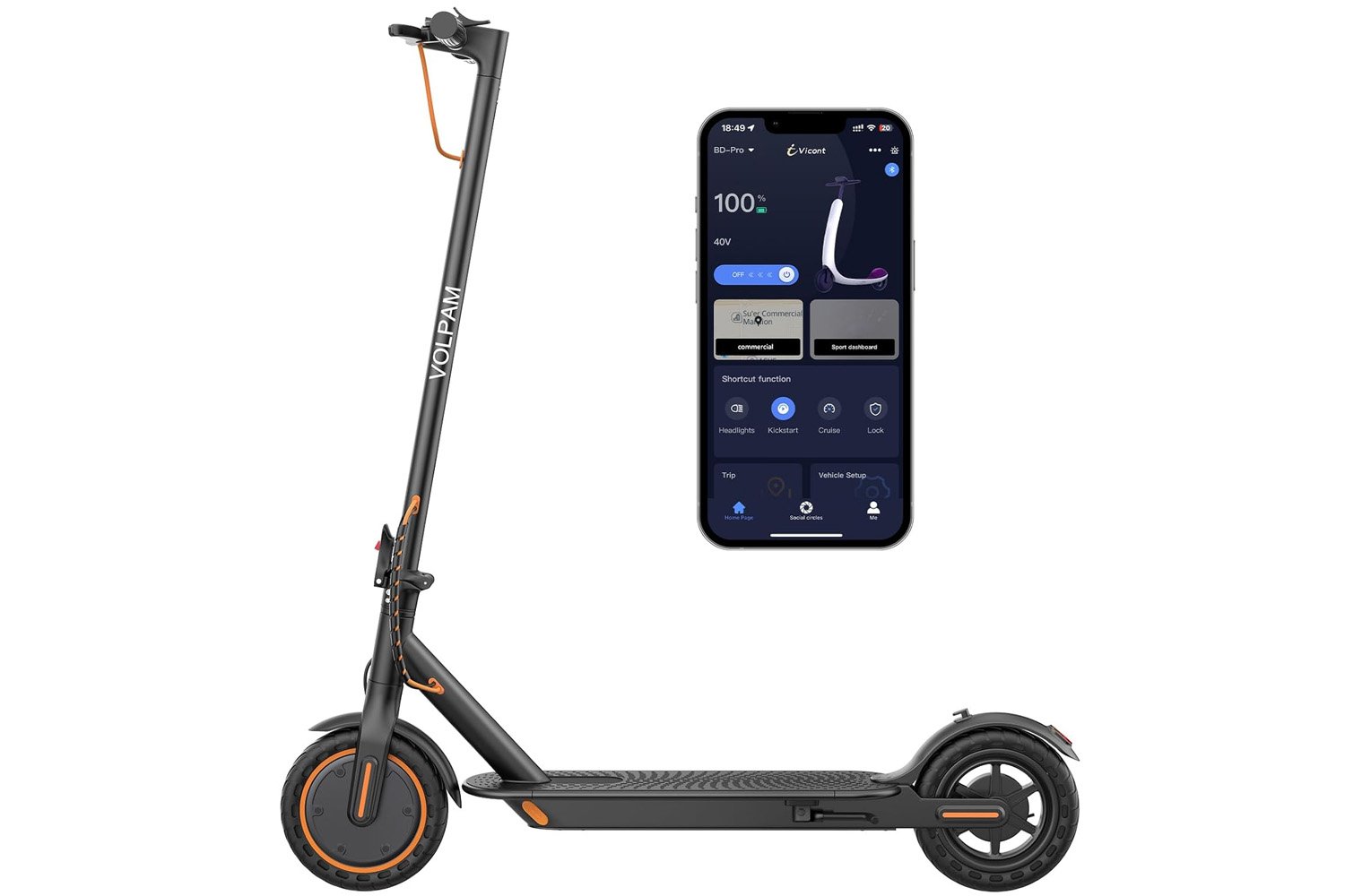 electric scooter, Volpam scooter, scooter sale, Amazon sale, electric scooter deal, commuter scooter, eco-friendly transportation, portable scooter, best electric scooter, affordable scooter, electric scooter review, 350W motor, 16 mph scooter, 12 mile range, folding scooter, dual braking system, LED lights, electric scooter for adults

