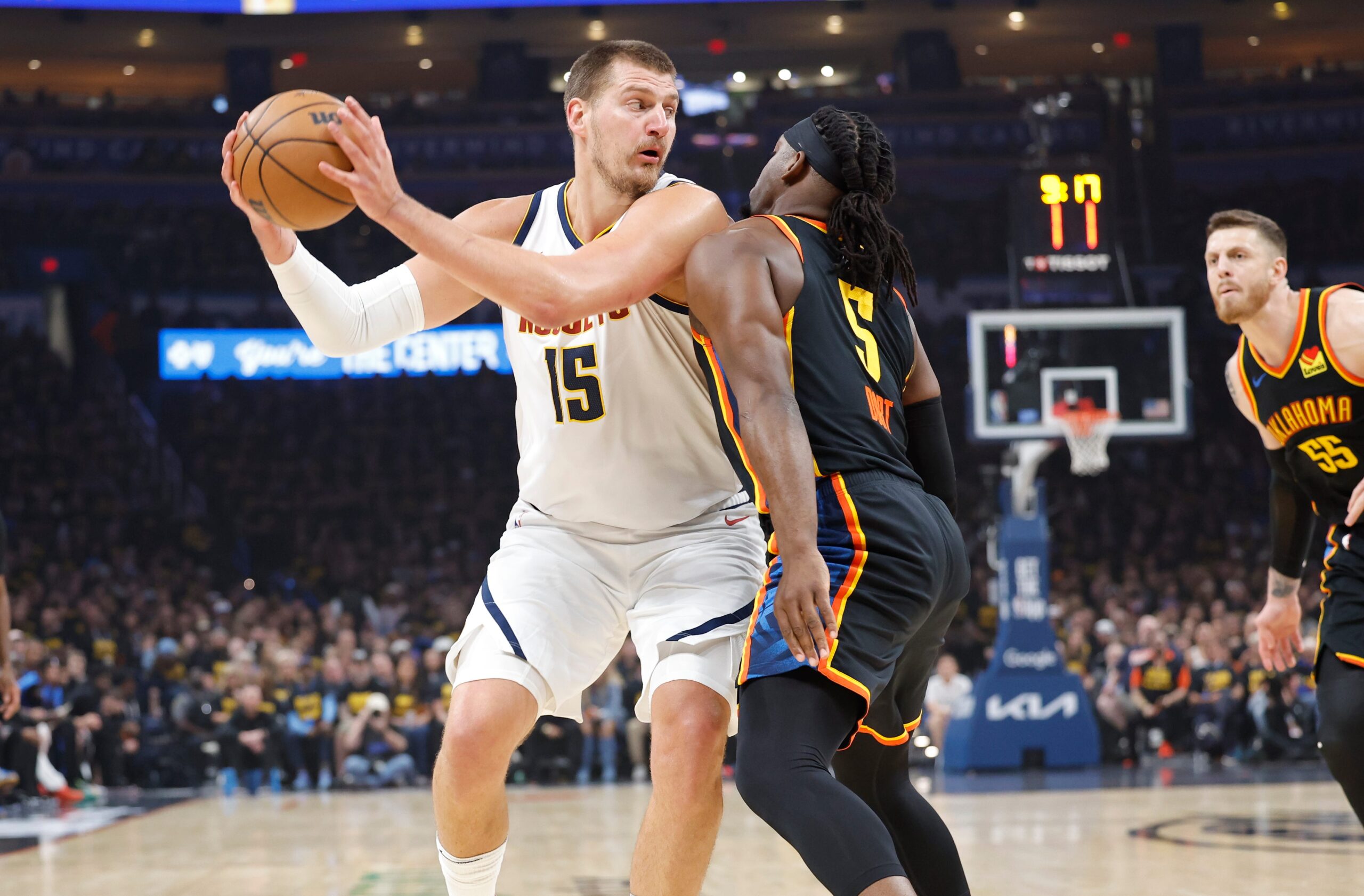 NBA playoffs, 2025 NBA playoffs, NBA predictions, Eastern Conference, Western Conference, Cleveland Cavaliers, Boston Celtics, New York Knicks, Indiana Pacers, Oklahoma City Thunder, Minnesota Timberwolves, Denver Nuggets, Golden State Warriors, NBA schedule, playoff schedule, NBA results, playoff results, NBA upsets, conference semifinals
