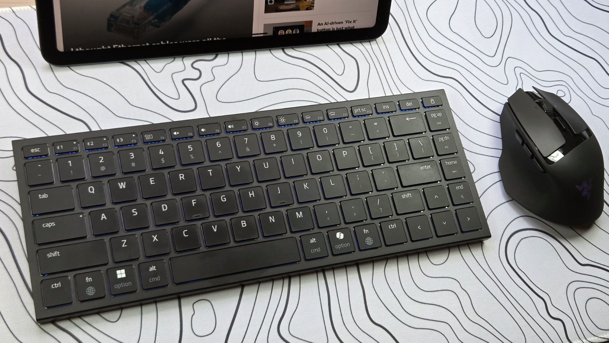 Razer, Joro, Basilisk Mobile, keyboard, mouse, mobile gaming, review, wireless, Bluetooth, Hyperspeed, gaming keyboard, gaming mouse, scissor switch, RGB lighting, DPI, polling rate, mobile peripherals, Razer Synapse, price, features, impressions
