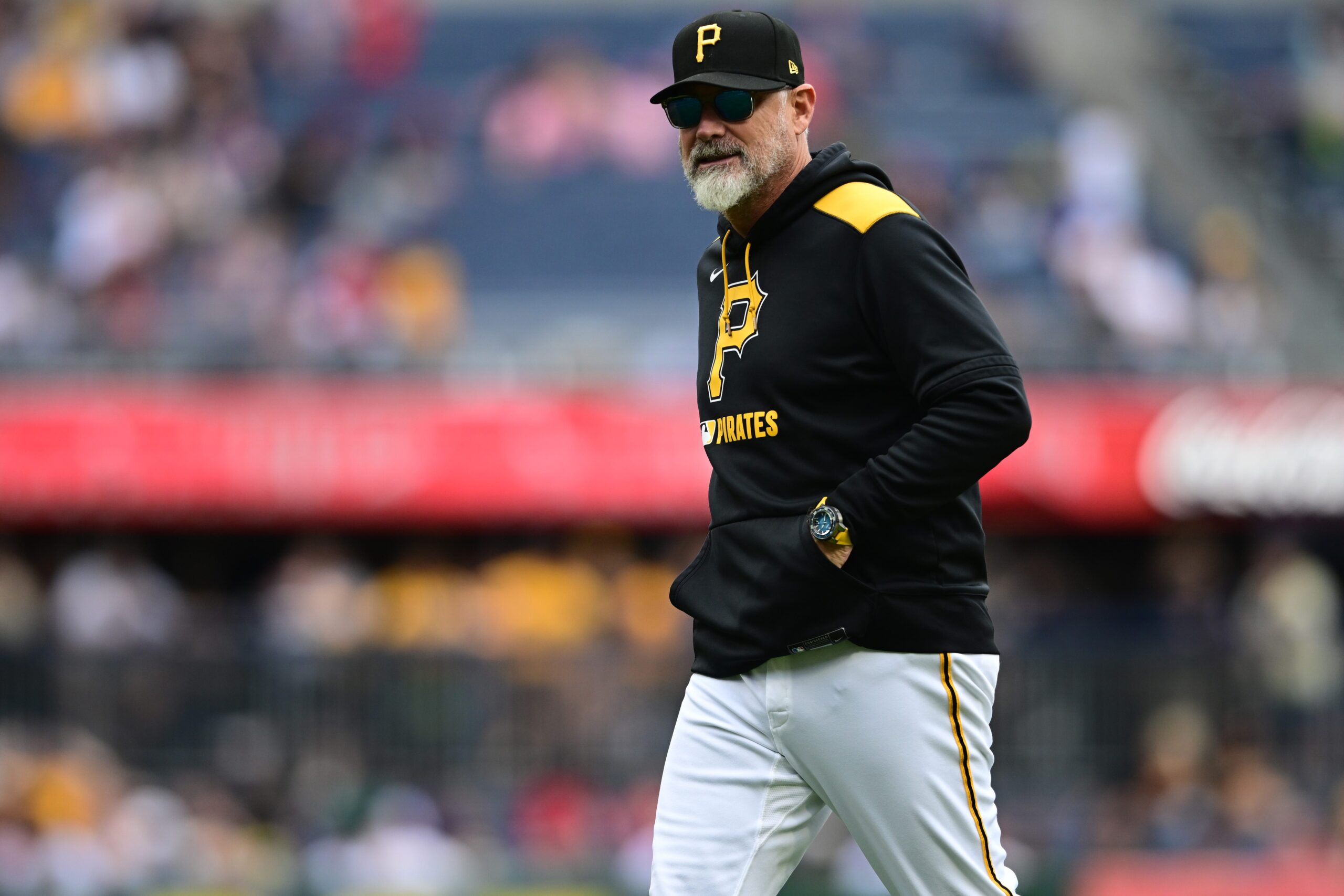 Pittsburgh Pirates, Derek Shelton, fired, manager, MLB, baseball, Don Kelly, interim manager, Ben Cherington, Bob Nutting, losing record, offense, pitching, Paul Skenes, NL Rookie of the Year
