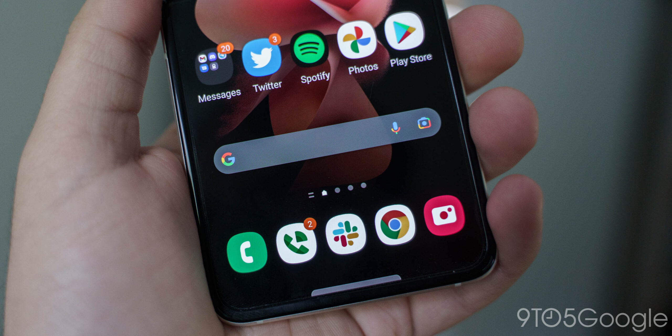 Google Search bar, Android widget, redesign, Circle to Search, Material 3, custom shortcut, voice input, Google Lens, AI Mode, Translate, Song Search, Weather, Sports, Dictionary, Homework, Finance, Saved, News, Google app 16.17, Android homescreen, widget update
