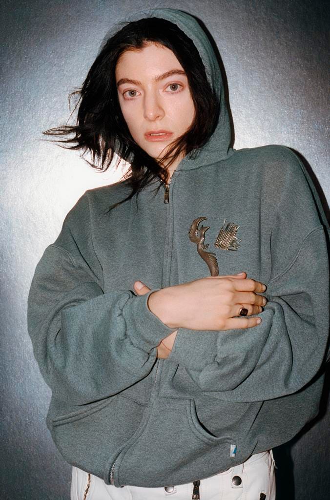 Lorde, Ultrasound Tour, Virgin album, What Was That, Blood Orange, Japanese House, Chanel Beads, Empress Of, Jim-E Stack, Oklou, tour dates, concert tickets, new music, pop music, alternative pop, Spotify, music video, New York, Washington Square Park, Solar Power
