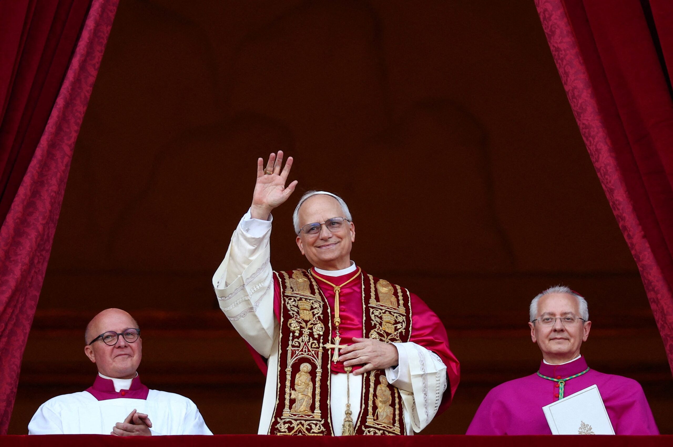 Pope Leo XIV, American Pope, First American Pope, Cardinal Robert Francis Prevost, Augustinian Order, Order of St. Augustine, Catholic Church, Vatican, Pope Francis, Peruvian Nationality, Chicago, Missionary, Peace, Charity, Mendicant Friars
