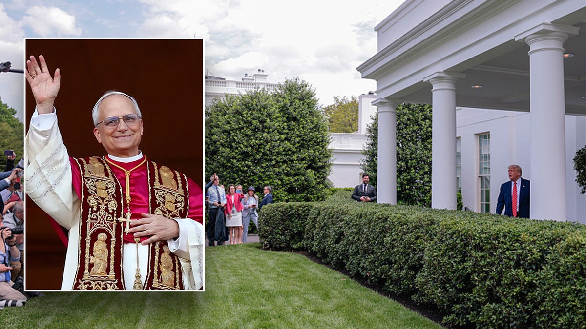 Pope Leo XIV, American Pope, Donald Trump, Cardinal Robert Prevost, Vatican, Catholic Church, St. Peter's Square, Sistine Chapel, Papal Election, First American Pope, White Smoke, Cardinal Protodeacon Dominique Mamberti, Papacy, Fox News, Truth Social

