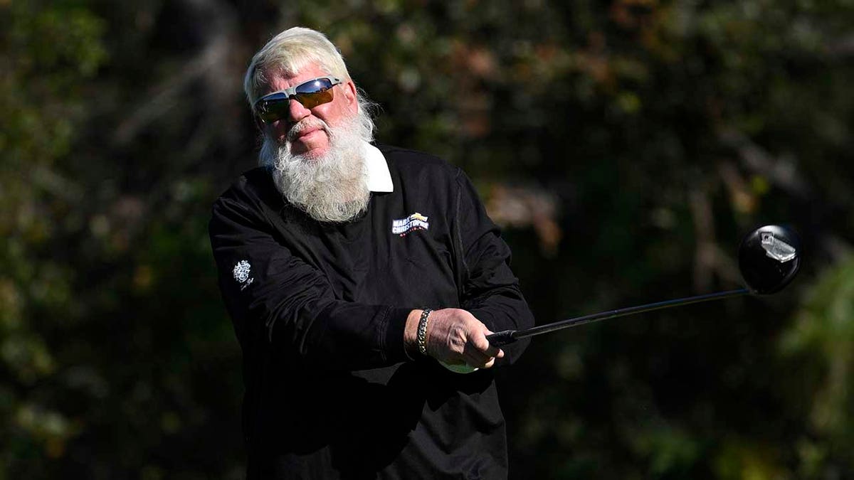 John Daly, PGA Championship, Regions Tradition, PGA Tour Champions, golf, Brooks Koepka, Quail Hollow Club, Birmingham, Alabama, golf schedule, Doug Barron, Steve Stricker, Mother's Day, NASCAR, Talladega, Phil Mickelson, Scottie Scheffler, health issues, surgery, Insperity Invitational, bladder cancer, golf news, sports coverage.
