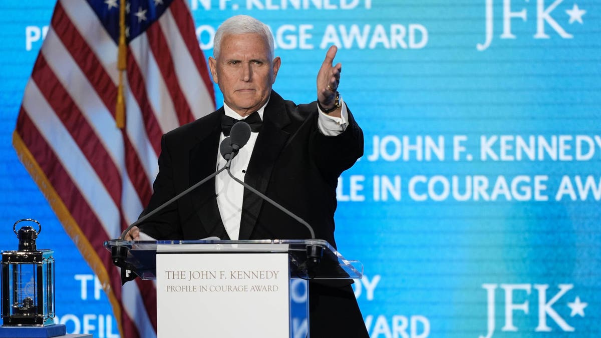 Mike Pence, Donald Trump, tax cuts, 2017 Tax Cuts and Jobs Act, wealthy Americans, tax rate, Speaker Mike Johnson, carried interest loophole, reconciliation, millionaires tax, small business owners, Trump-Pence tax cuts, John F. Kennedy Profiles in Courage award, fiscal conservative, budget hawk, Fox News Digital, tax policy, economic growth, conservative agenda
